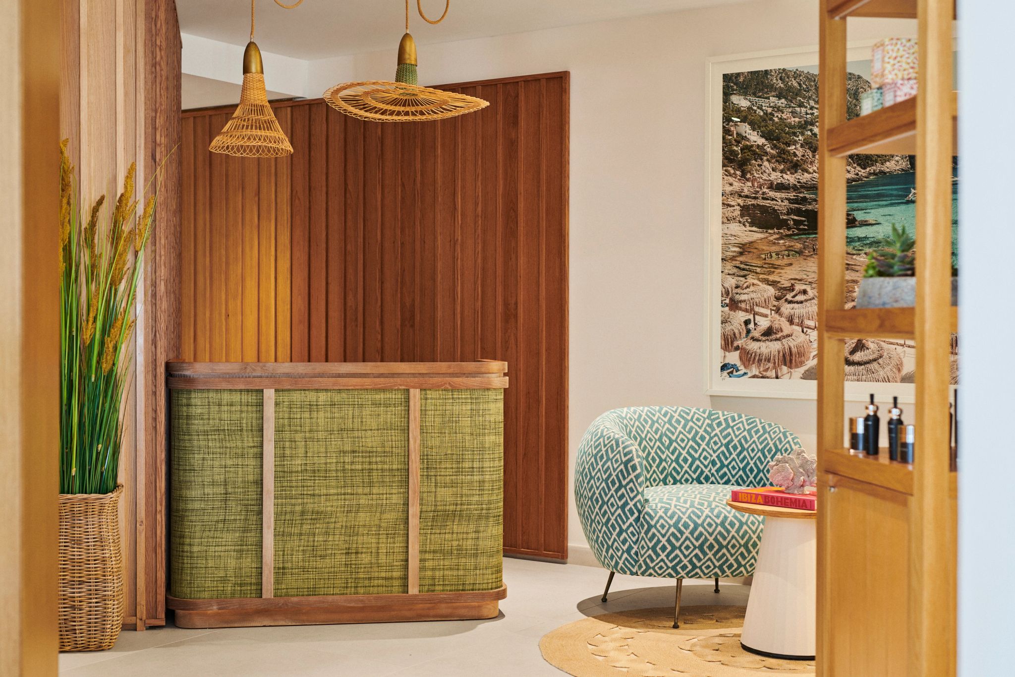 Ibiza Bay Spa by Six Senses recepaço spa - espaço zen - spa moderno - hotel com spa