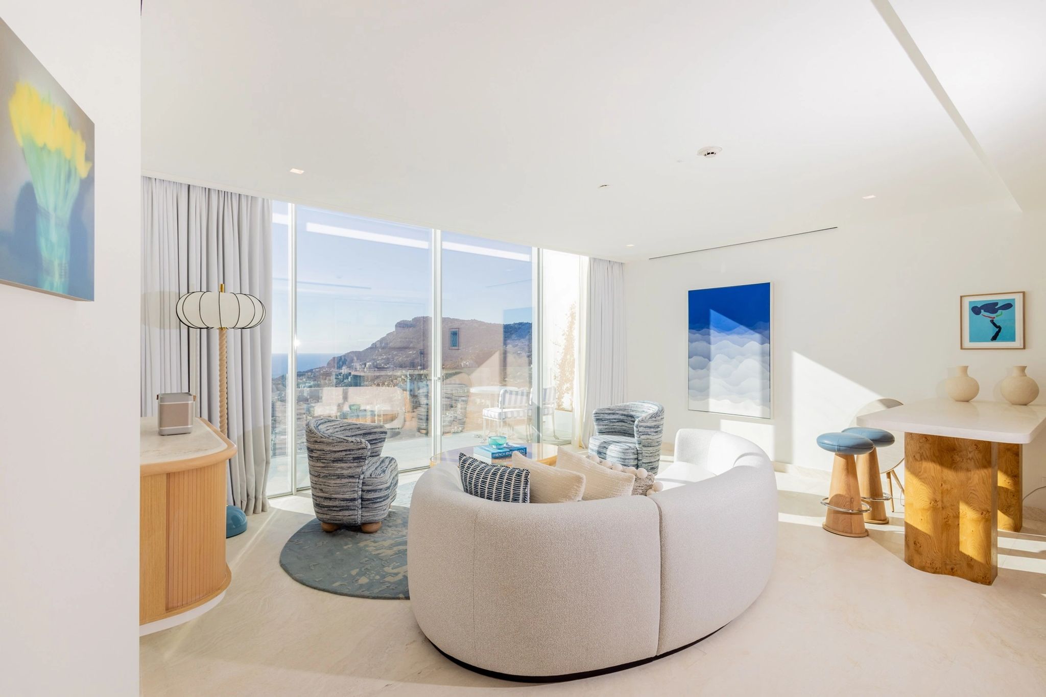 Azur Suite sala de estar - suite com varanda - sala chique - sala moderna - decoraçao moderna