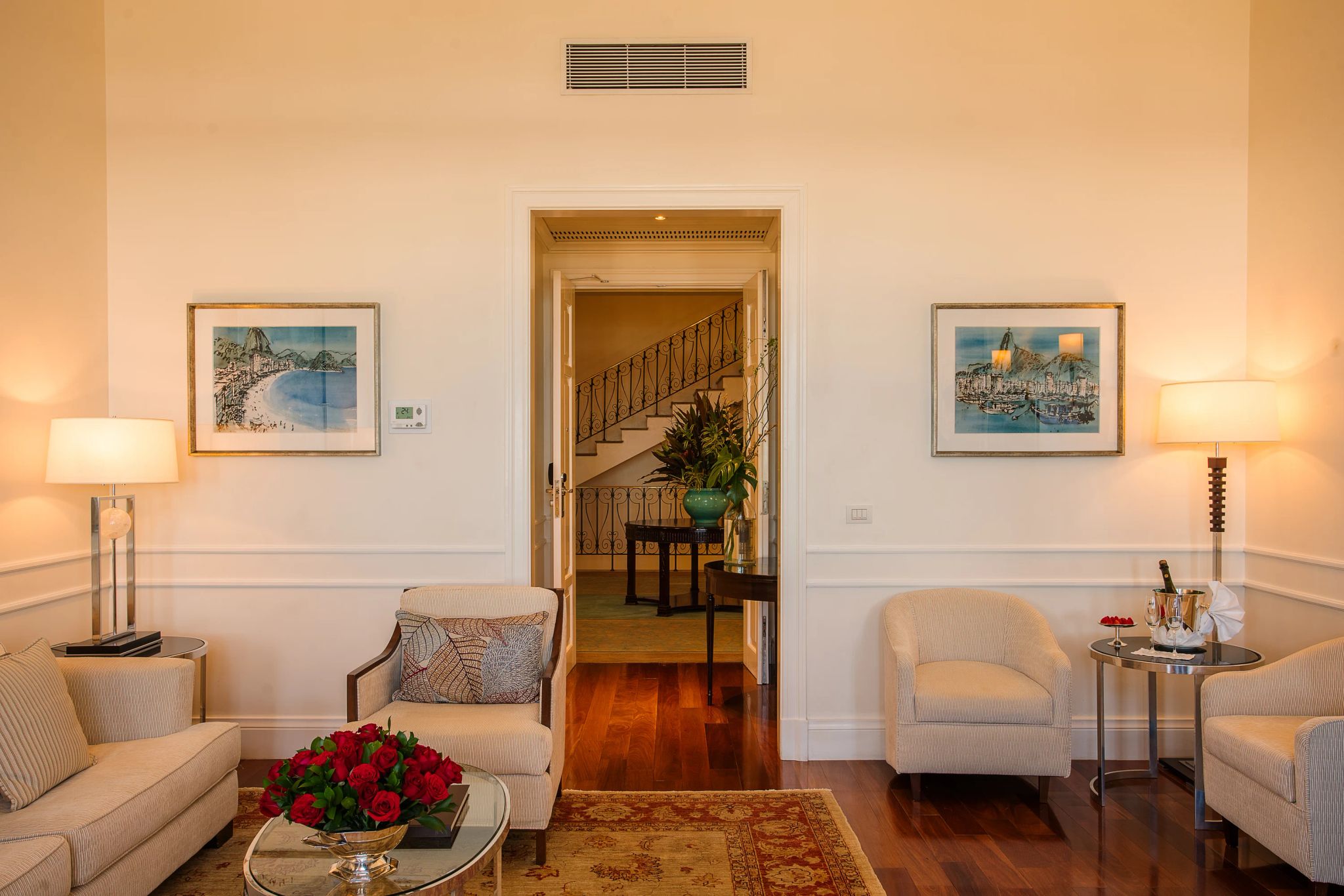 suite de luxo - hotel - sala de estar