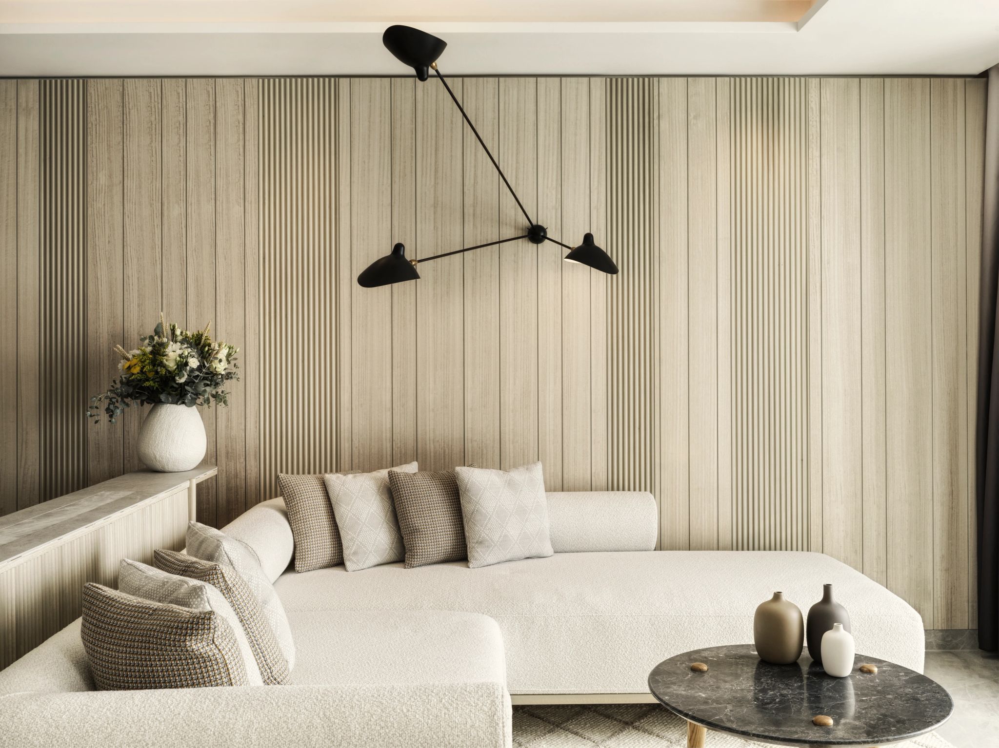 sala de estar suite premium - sofa confortavel - area de convivio luxuosa