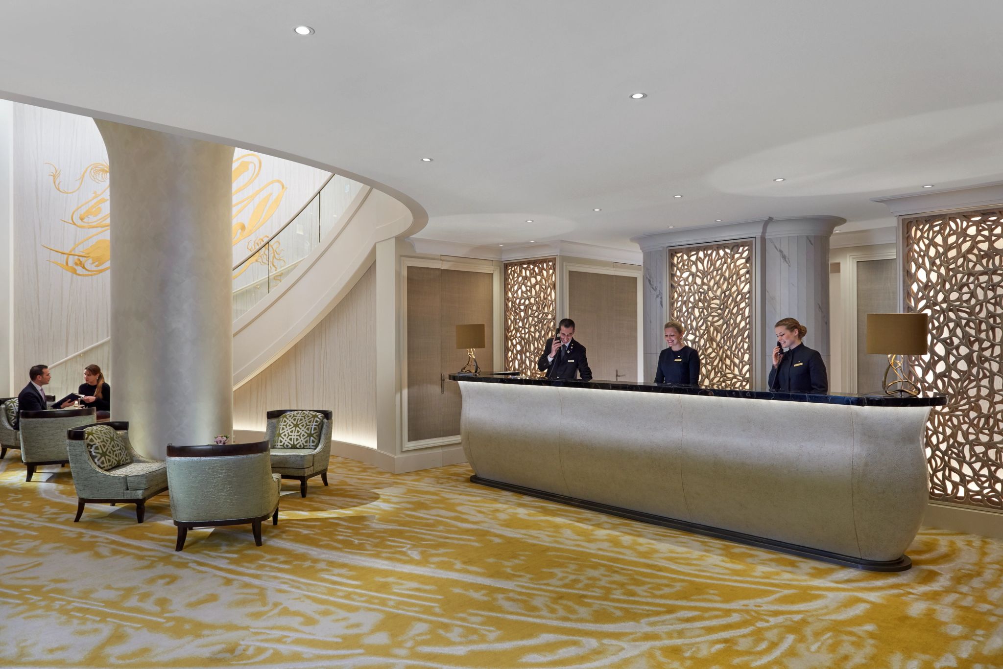 lobby do hotel - recepcao de luxo - saguao do hotel