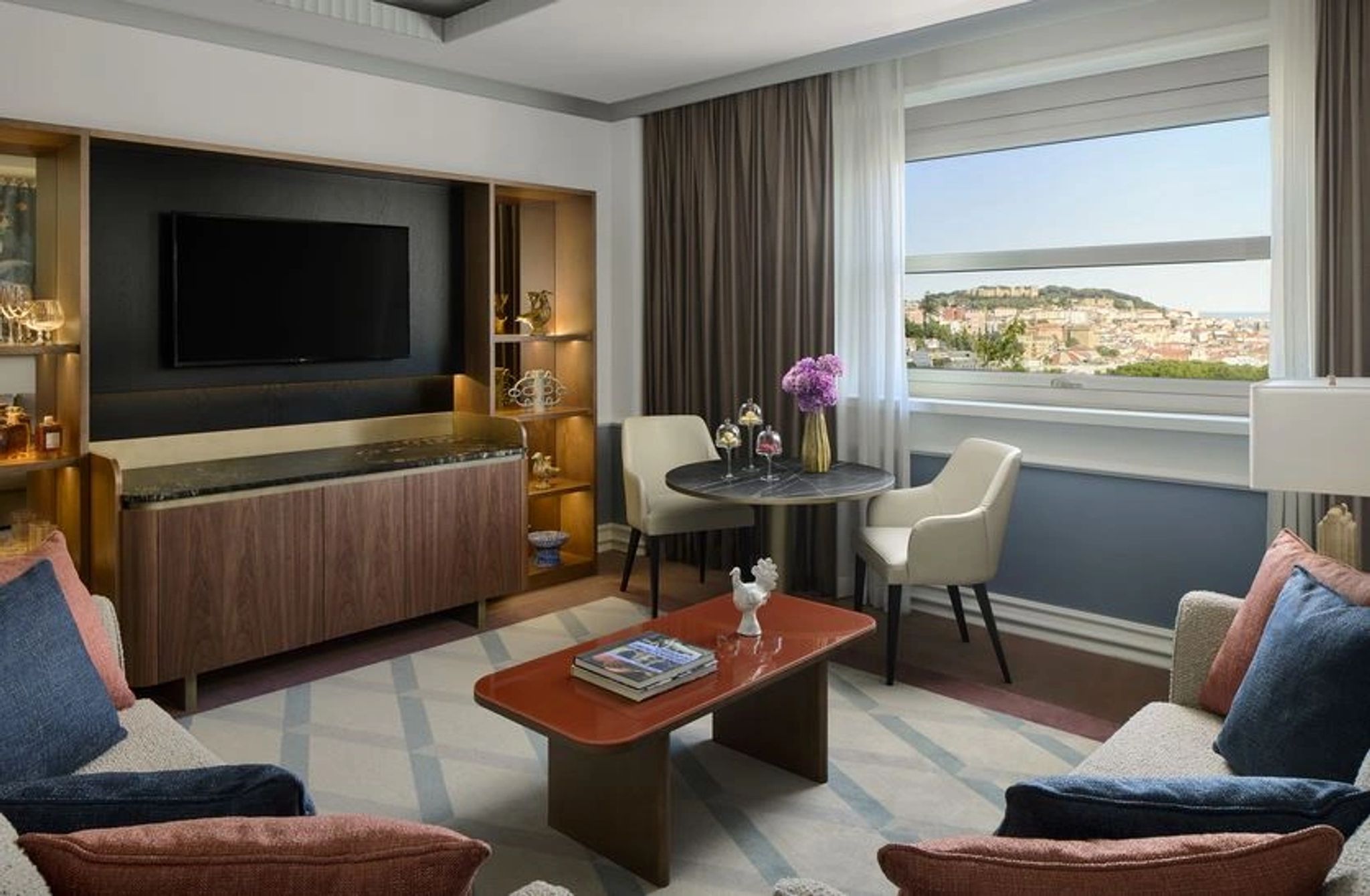 suite de luxo - sala de estar - decoracao premium