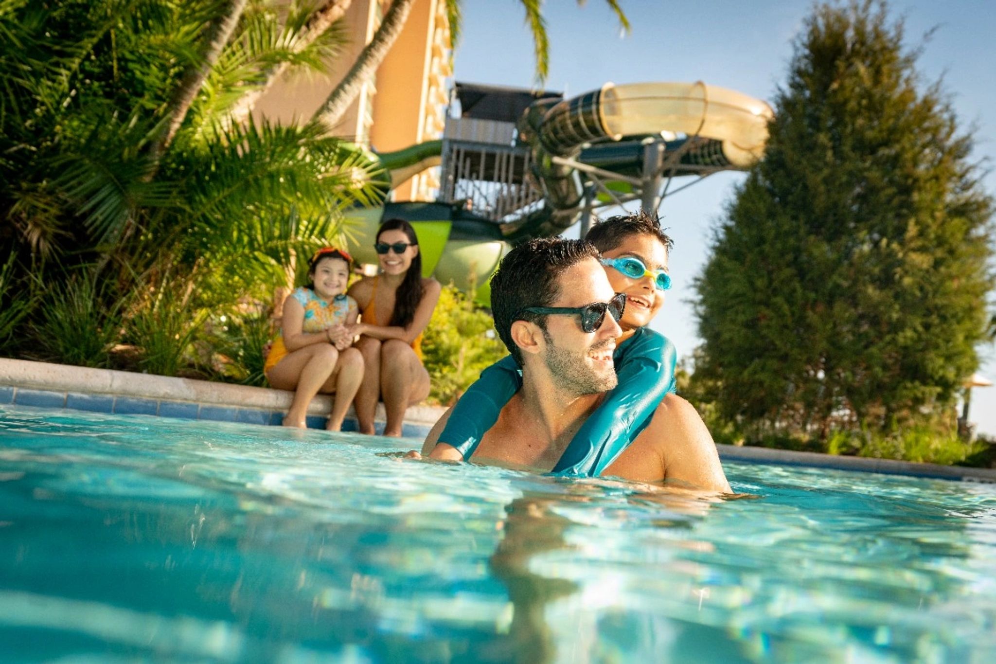 toboagua - lazer em familia - piscina externa