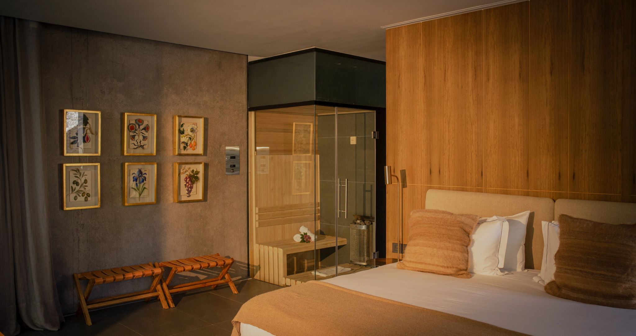 Spa Suite Sauna cama de casal – design de luxo – suite spa