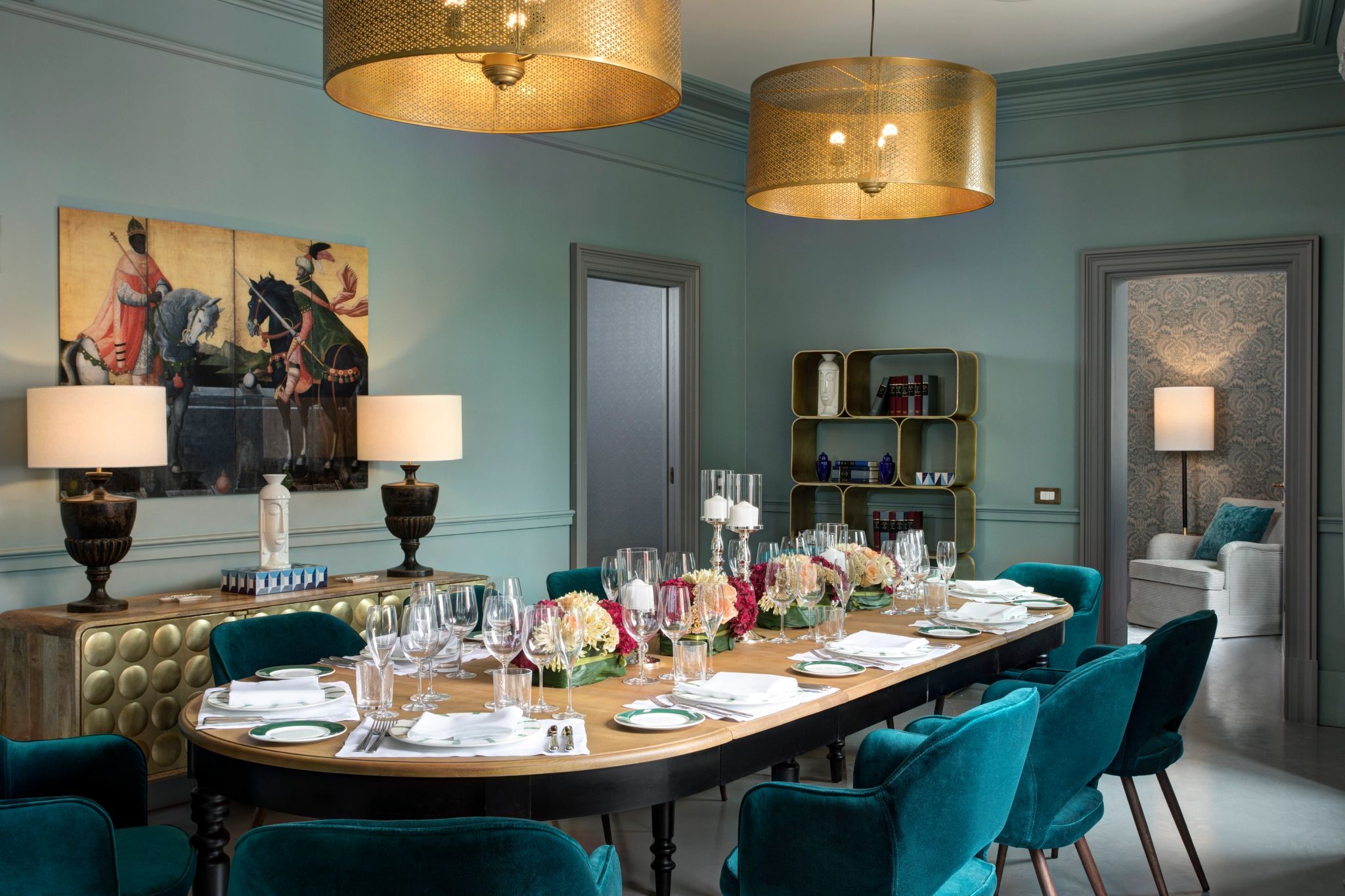 Spagna Penthouse Terrace sala de jantar - area gourmet - refeiçao privativa