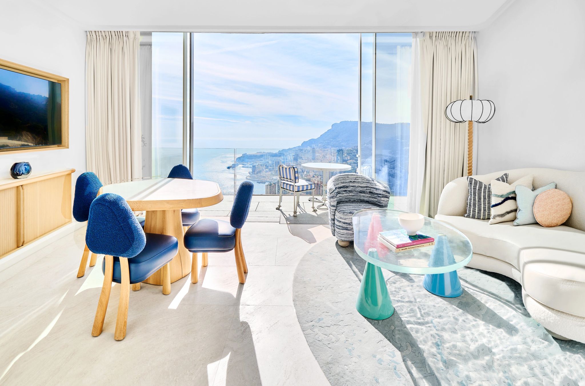 Sea View Duplex Suite sala de estar – varanda privativa - suite vista mar - suite moderna - suite com varanda