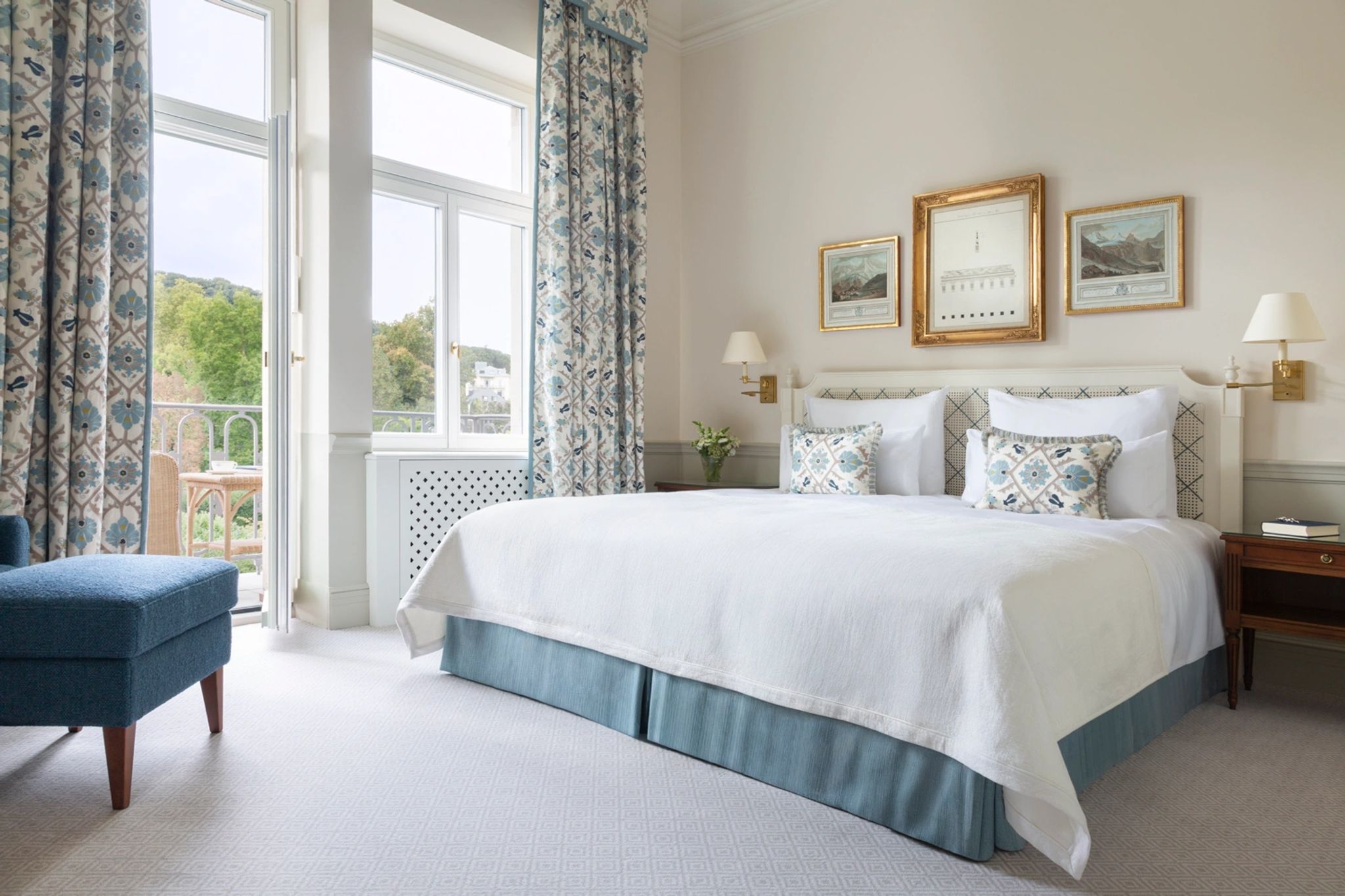 quarto de luxo - cama king-size - vista parque