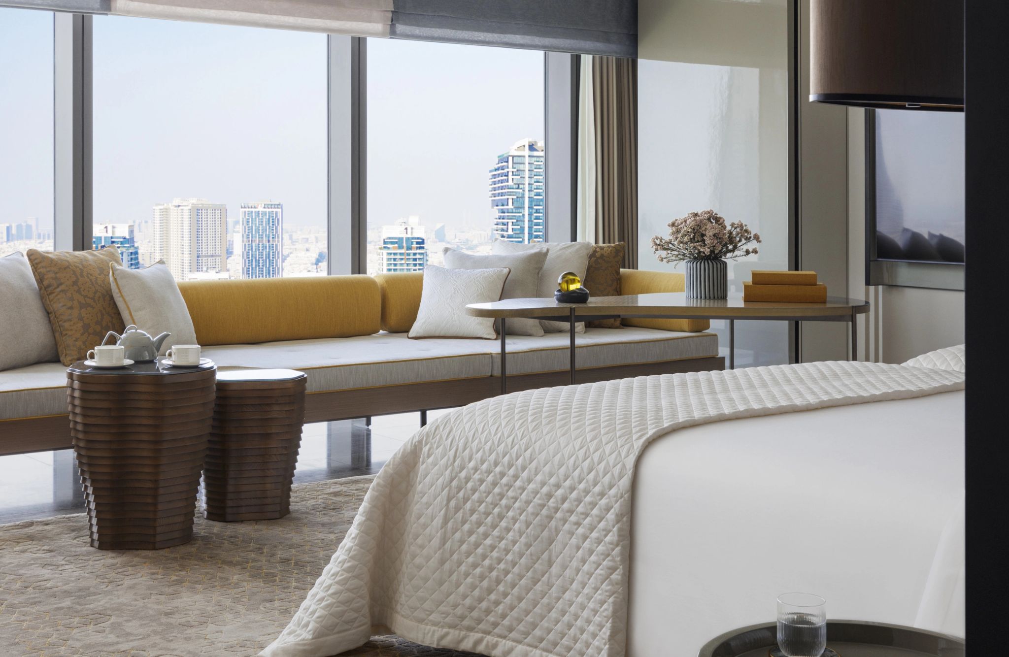 area de estar – quarto de casal – vista panoramica