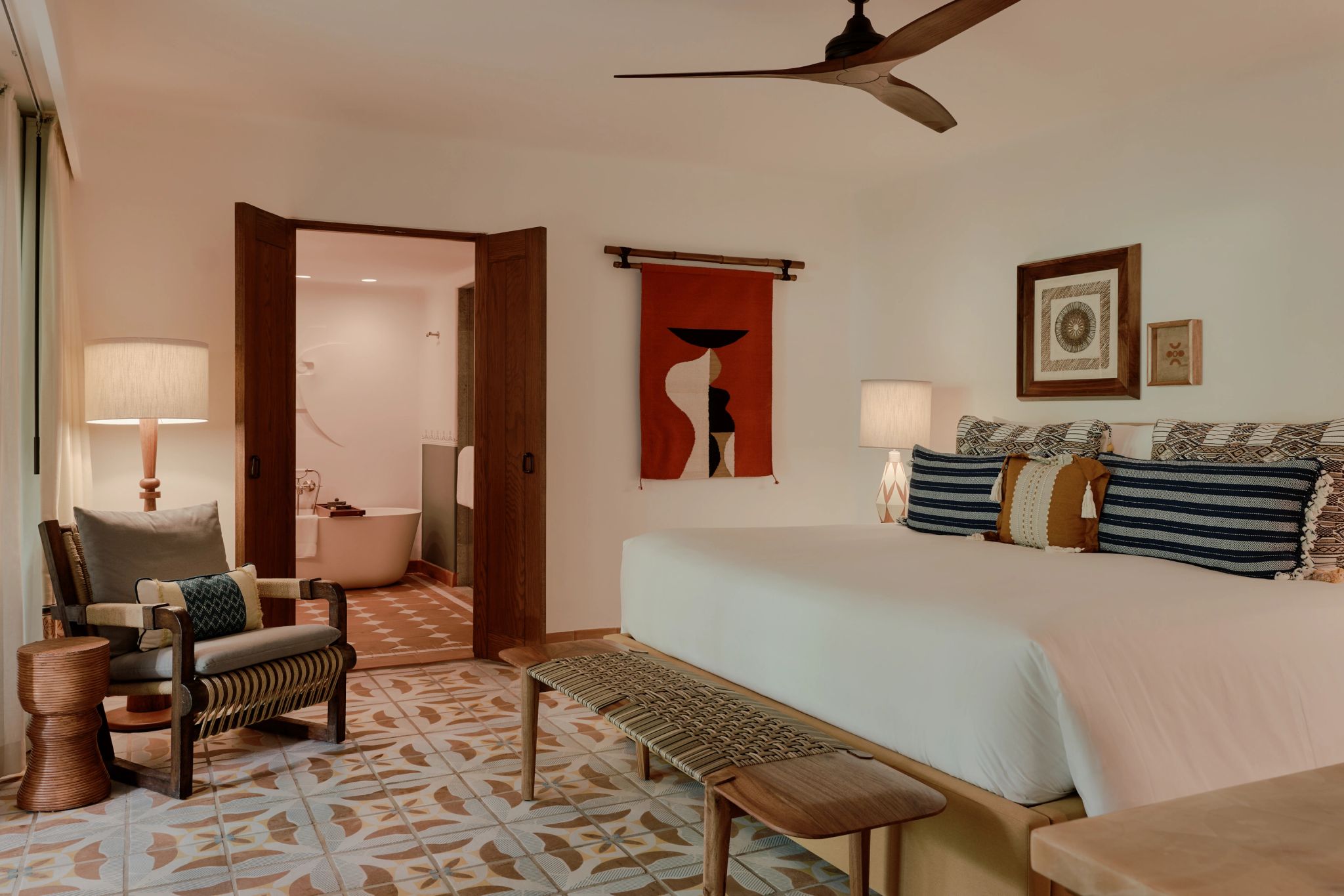 Garden View Master Suite suite de luxo – suite com vista – cama casal