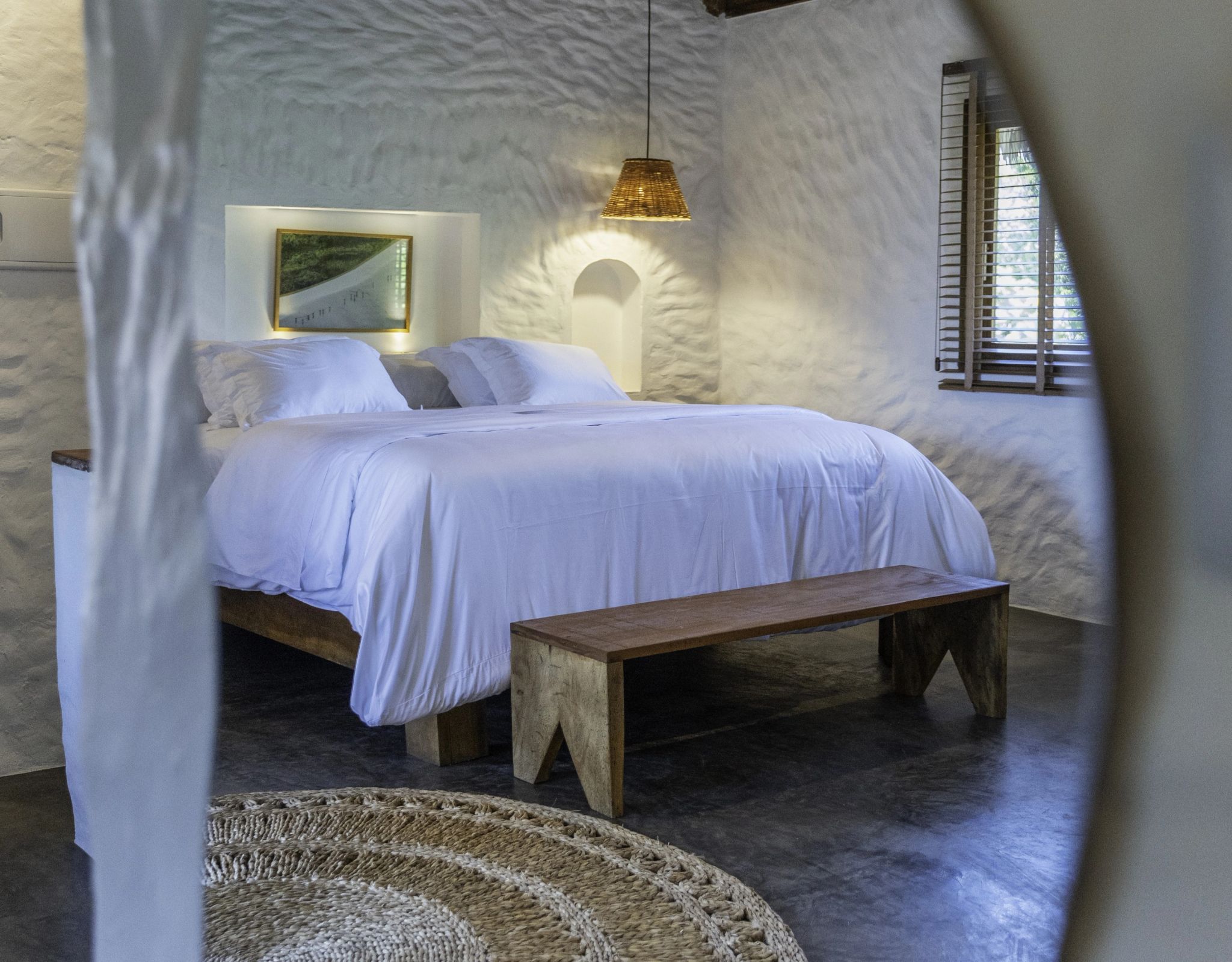 cama king - quarto casal - bangalo de luxo