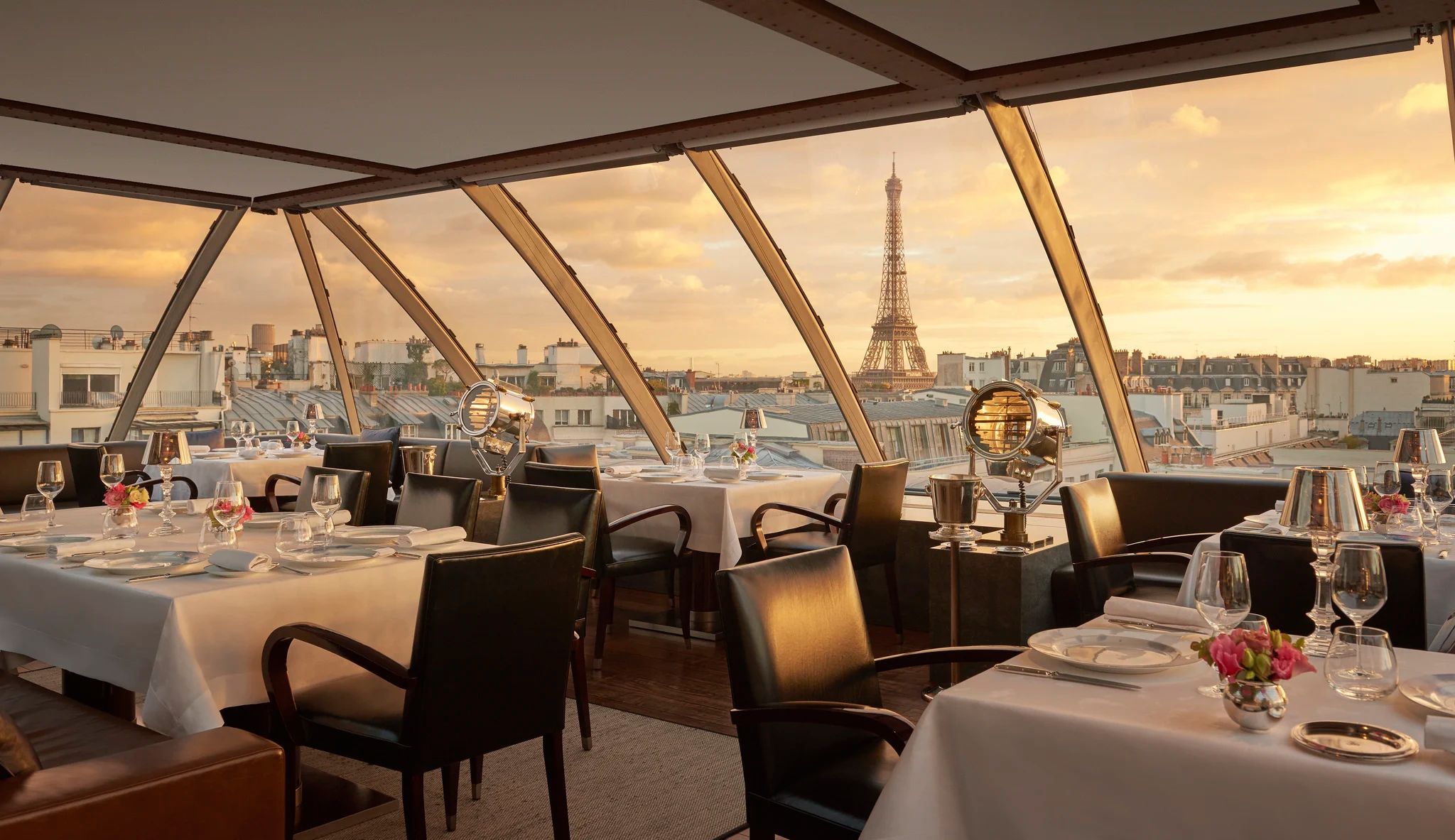 vista terraço peninsula paris - restaurante vista paris