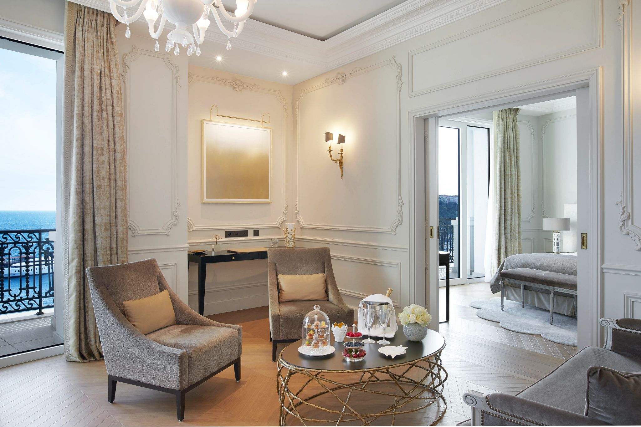 sala de estar – sala hotel – suite com vista