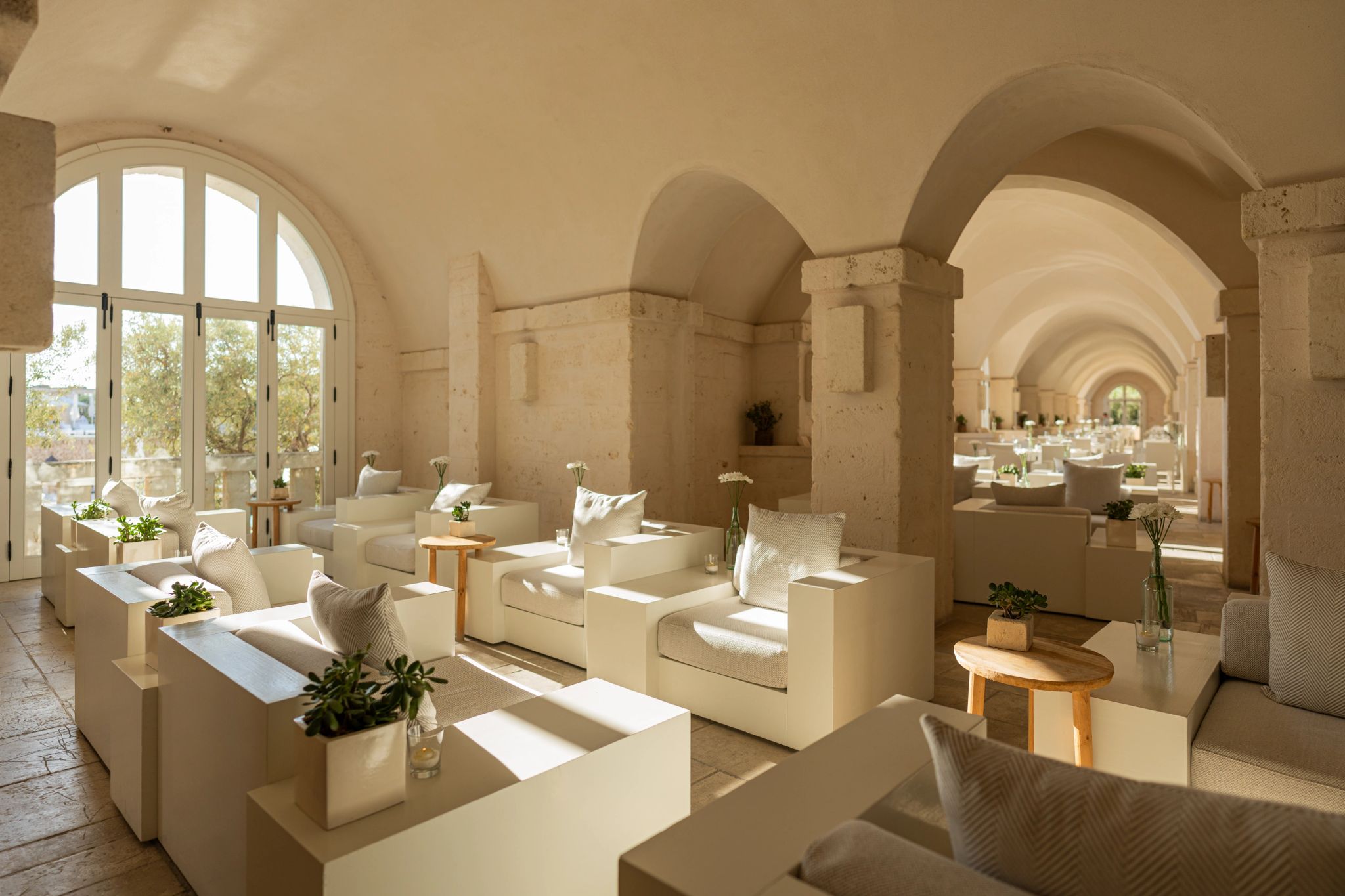 Bar Del Portico iluminaçao natural – arquitetura hotel - bar