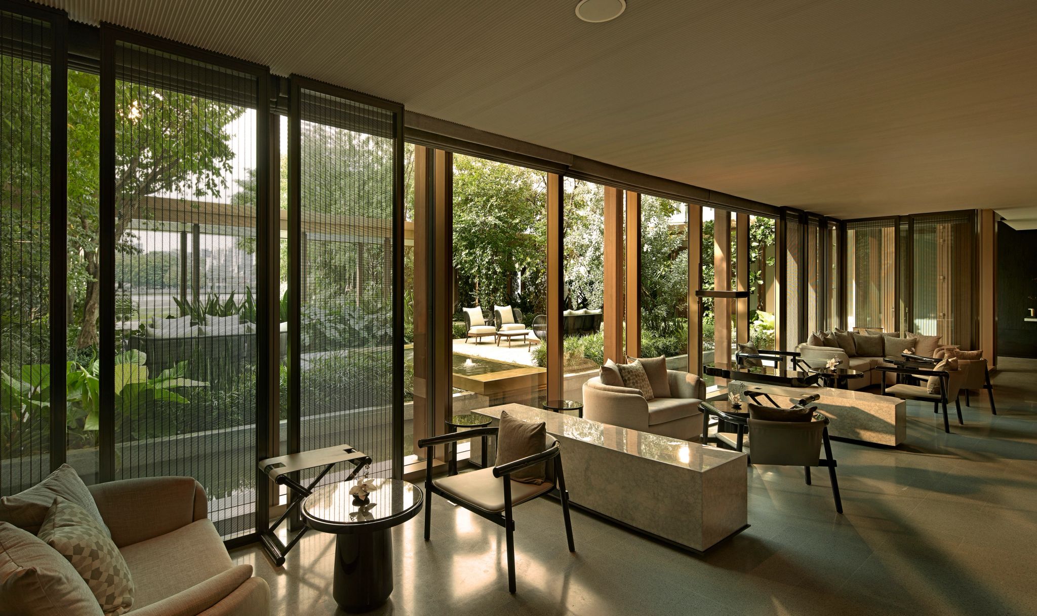 Auriga Spa lounge moderno - sala de espera - spa de luxo