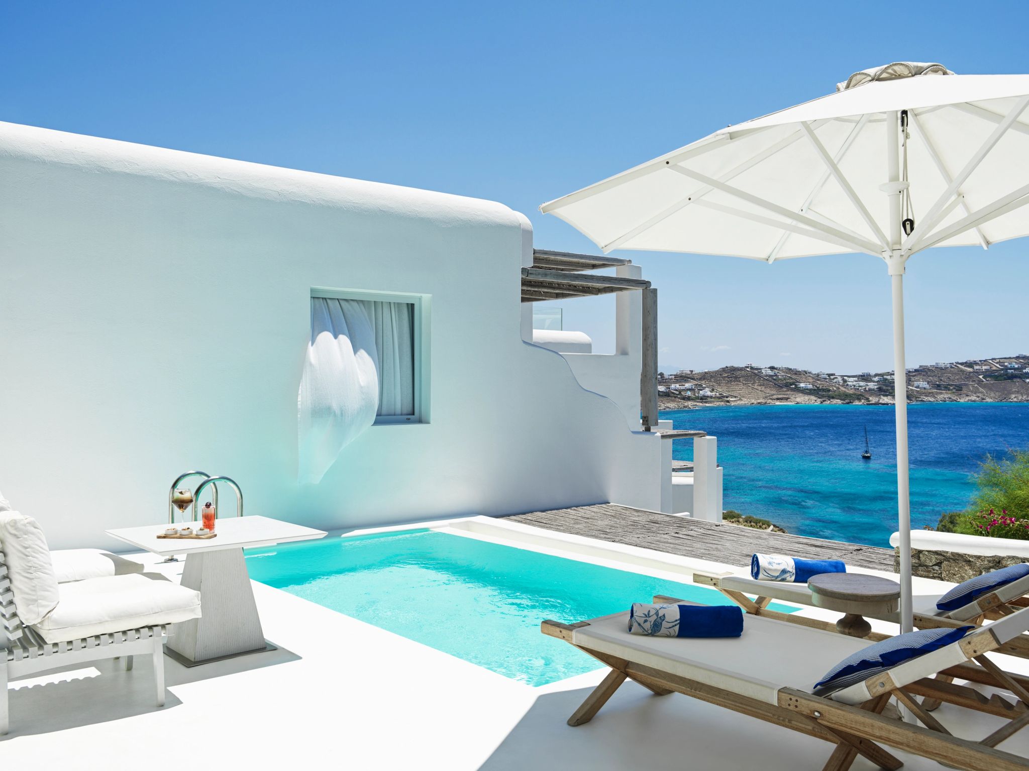 Superior Suite Private Pool Sea View piscina externa - suite com piscina - piscina privativa