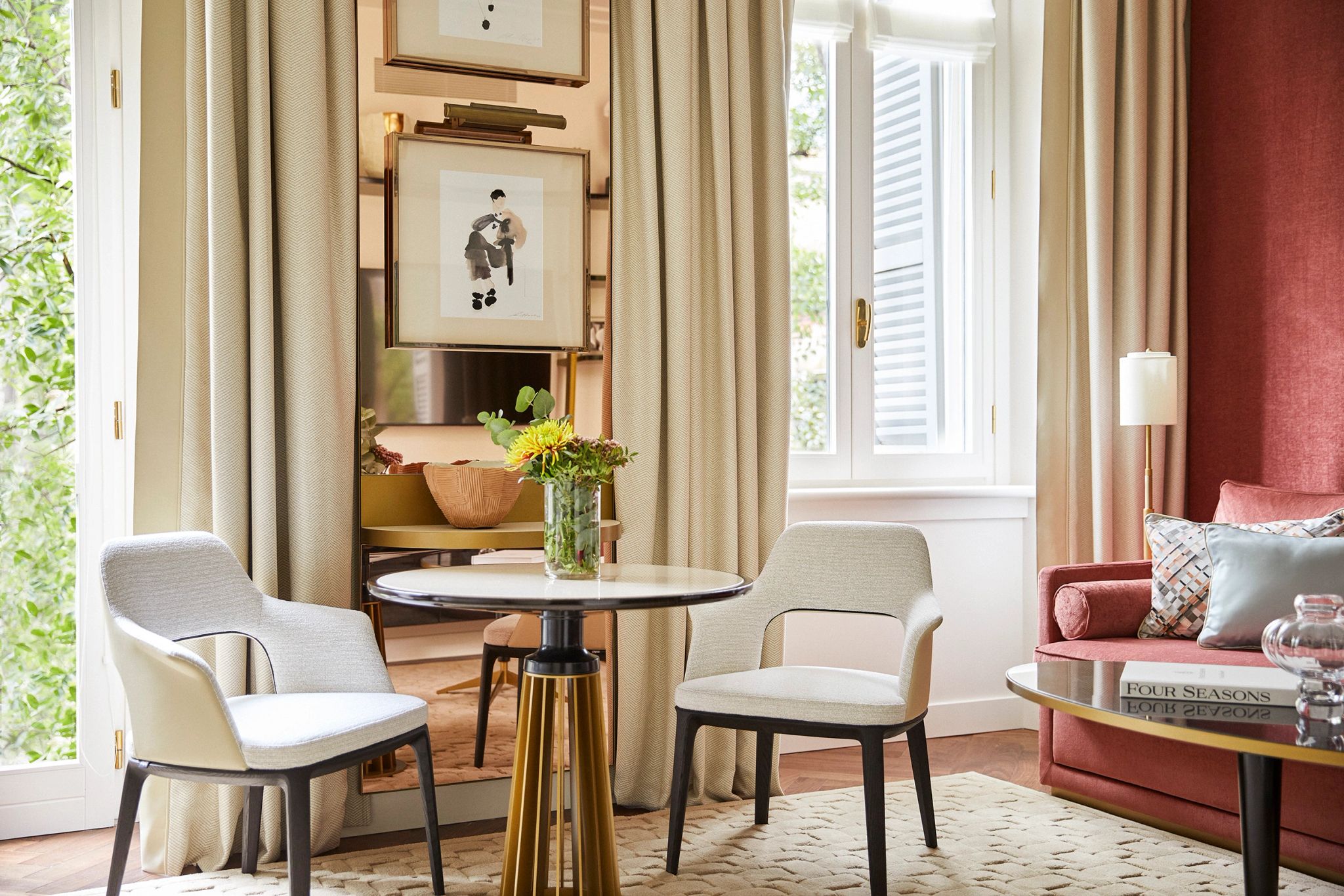 Premium King area gourmet - mesa de jantar - sofa confortavel - quarto com sala