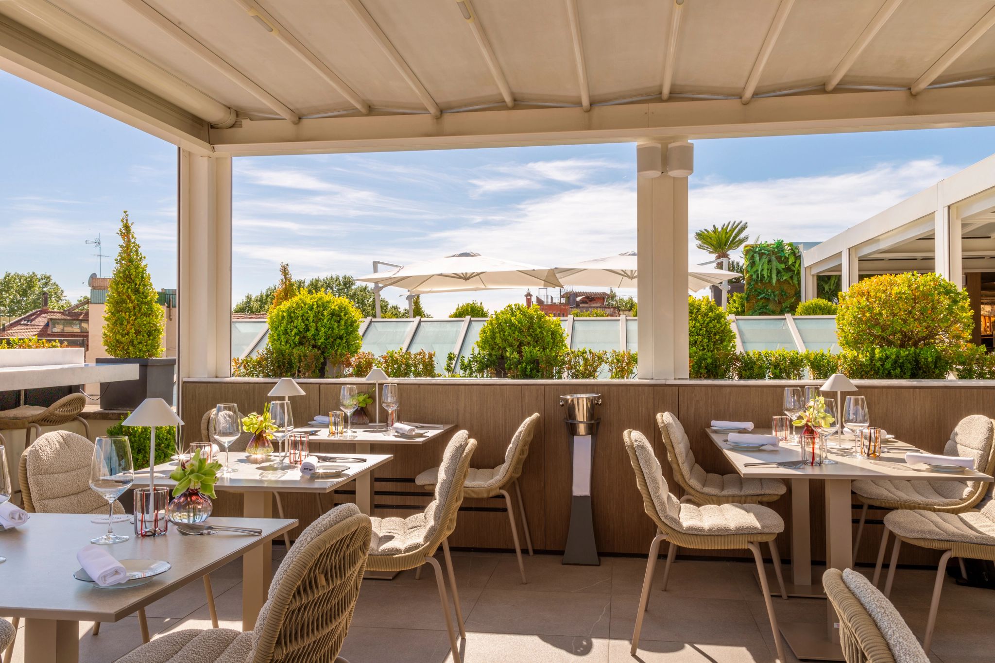 terraço gourmet - terraço vista roma - vista panoramica roma