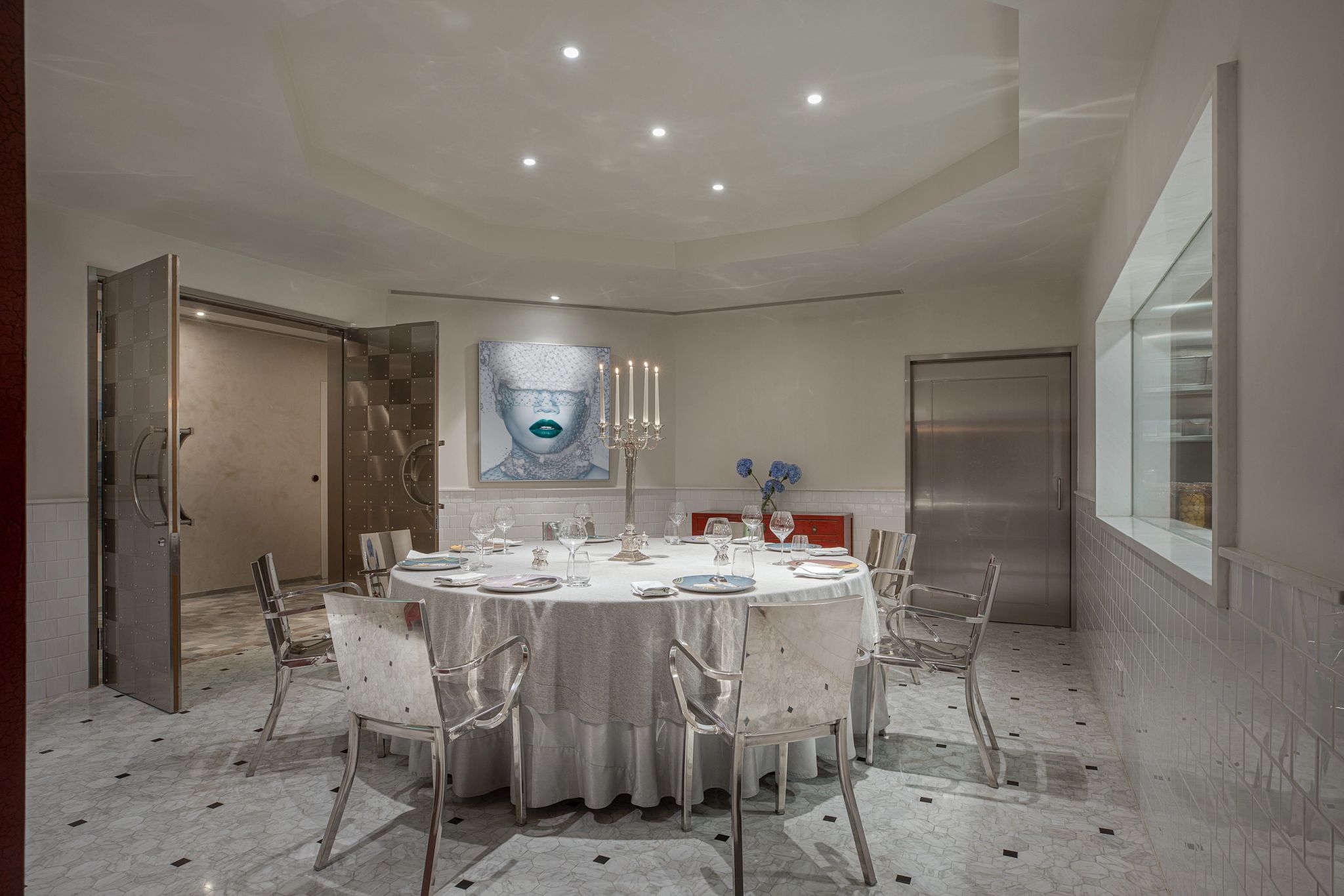 restaurante moderna – restaurante de luxo – jantar privativo