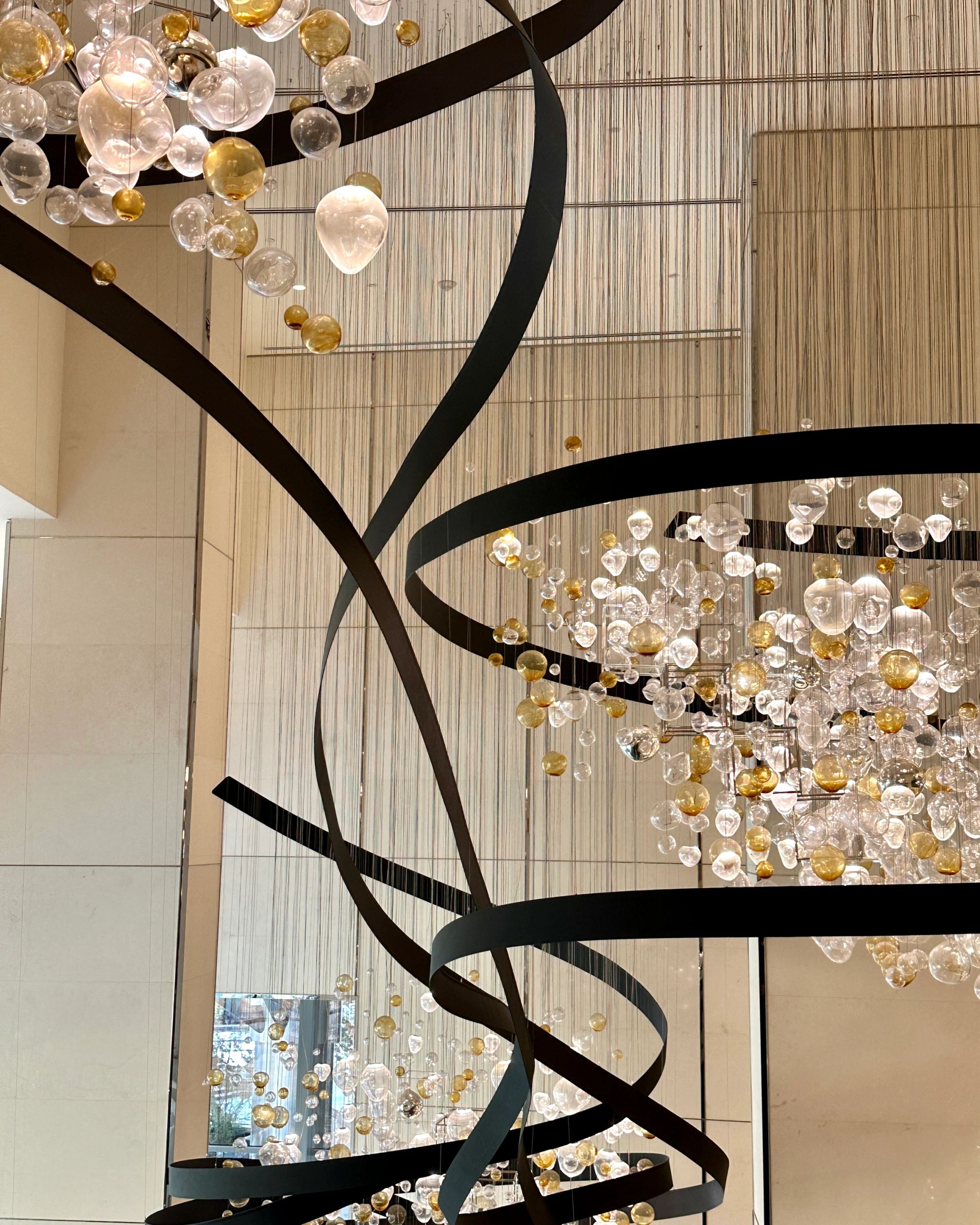 Address Downtown lobby de luxo - recepcao do hotel - design de interiores