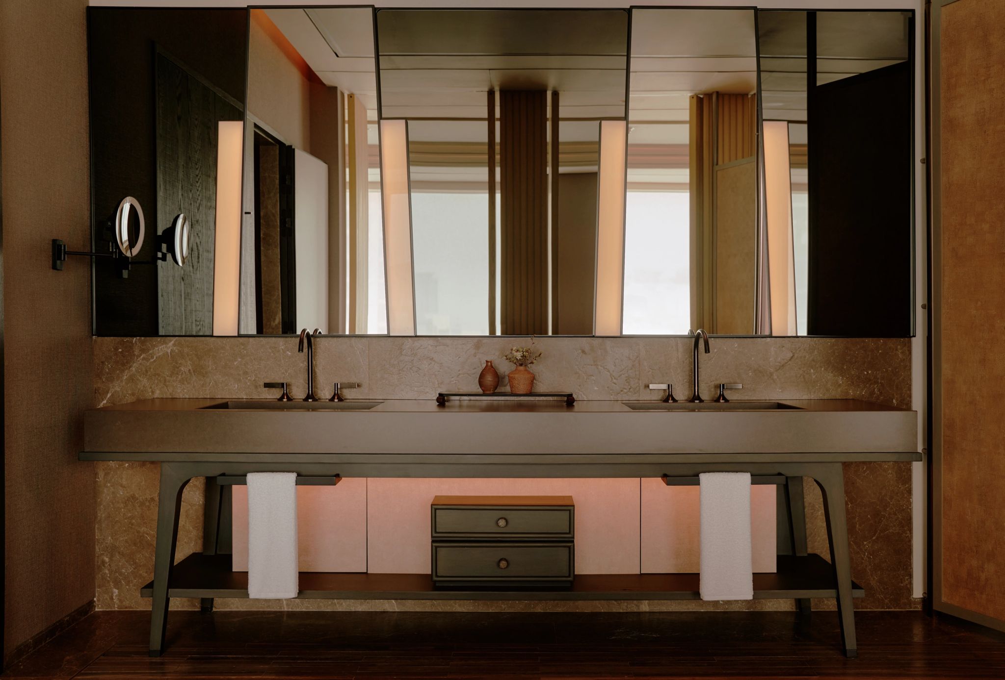 Premier Suite pia dupla - banheiro casal - banheiro moderno