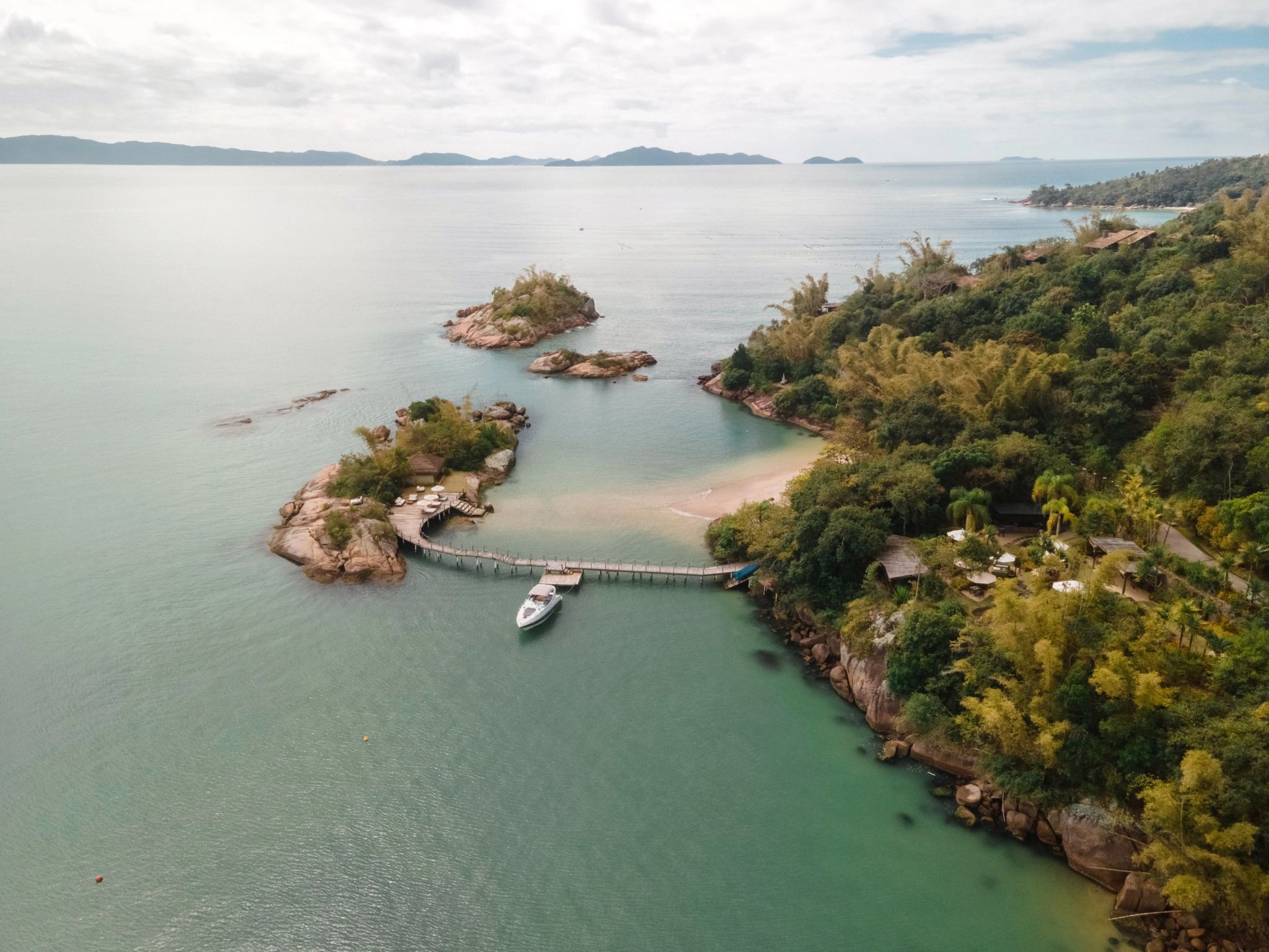 Vista aérea vista de hotel - hotel de luxo no brasil
