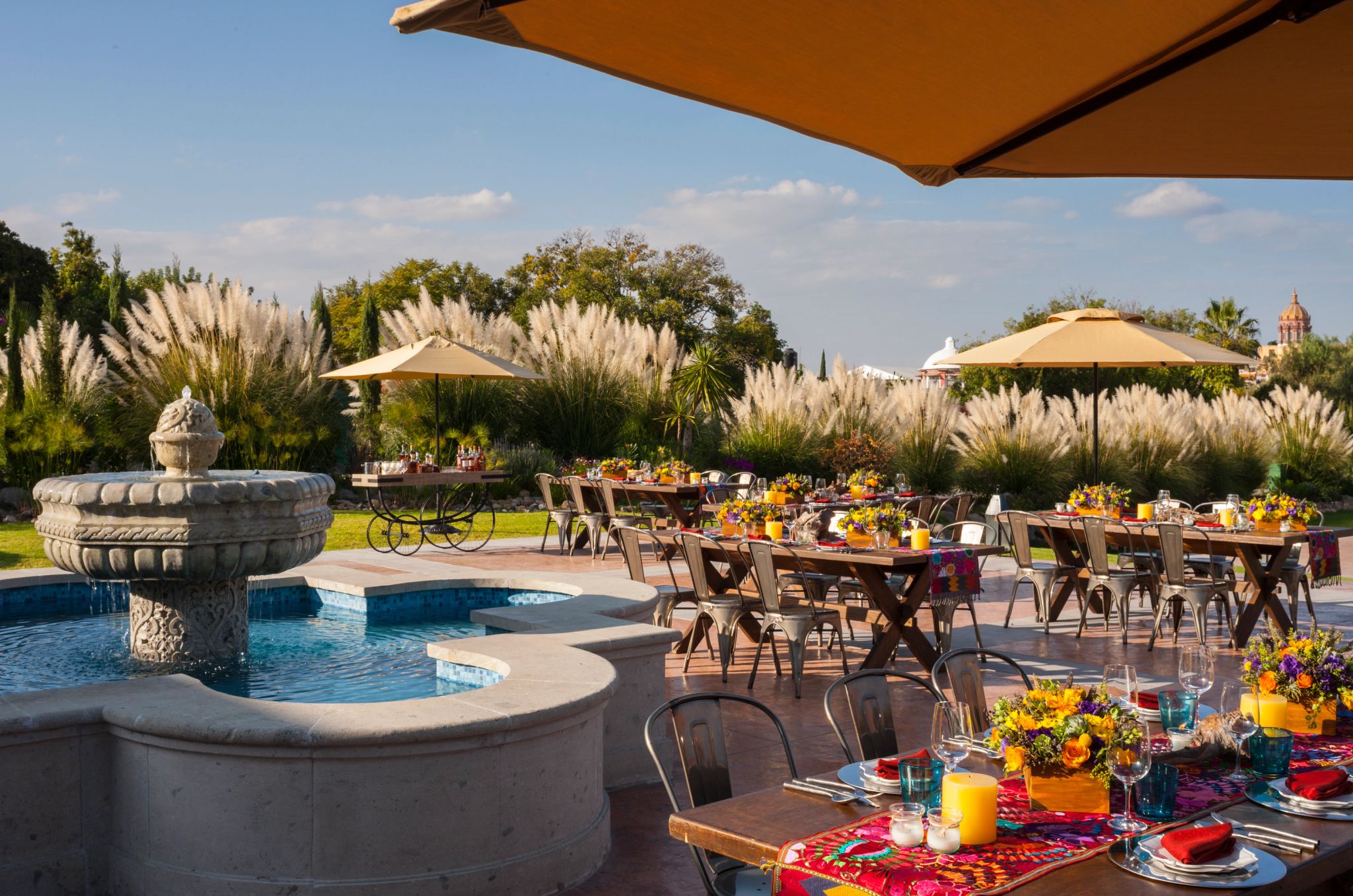 cerimonia ao ar livre - decoracao mexicana - hotel de luxo para casamentos