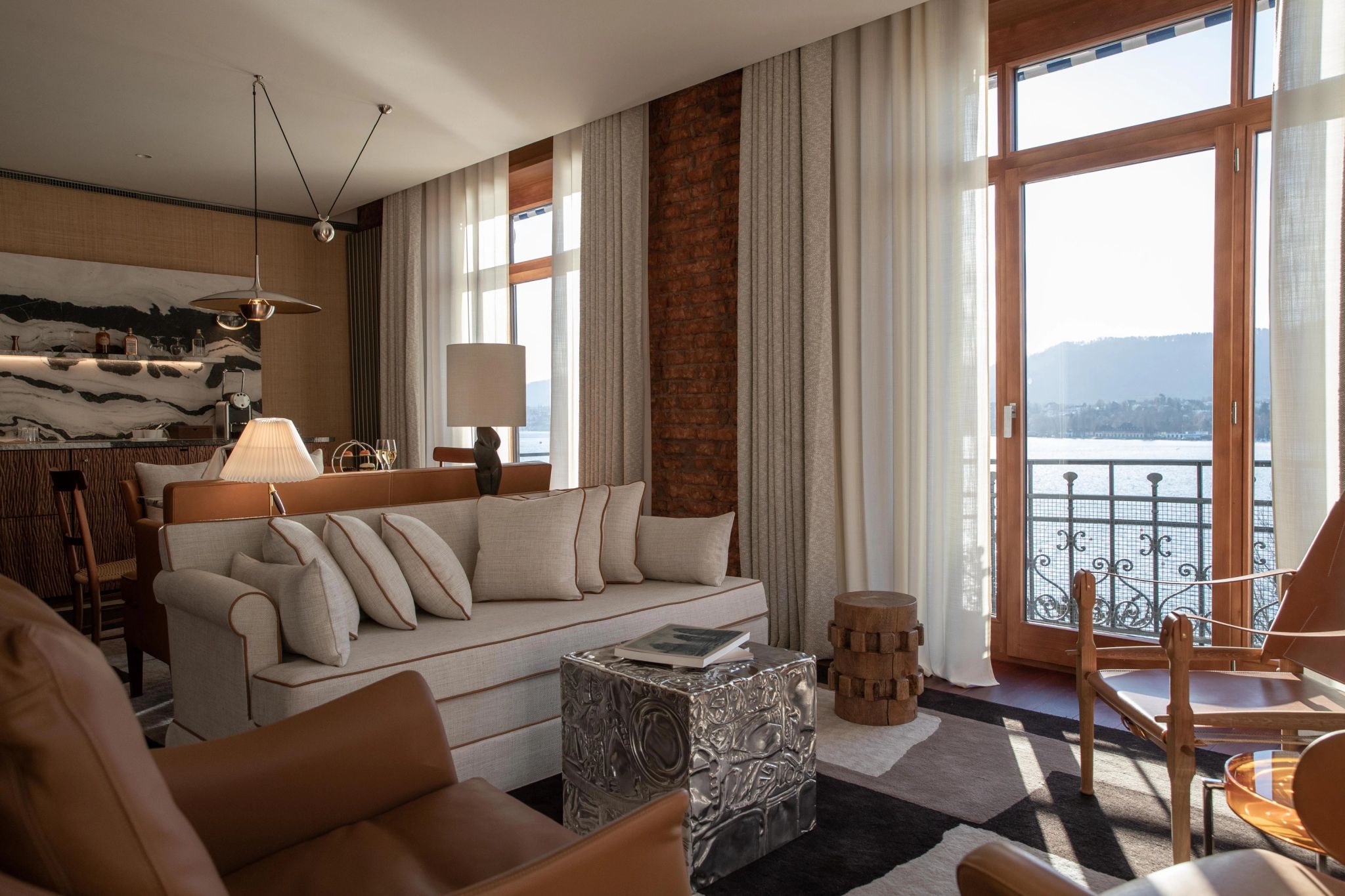 Eden Suite  decoraçao moderna – sala de estar – vista panoramica