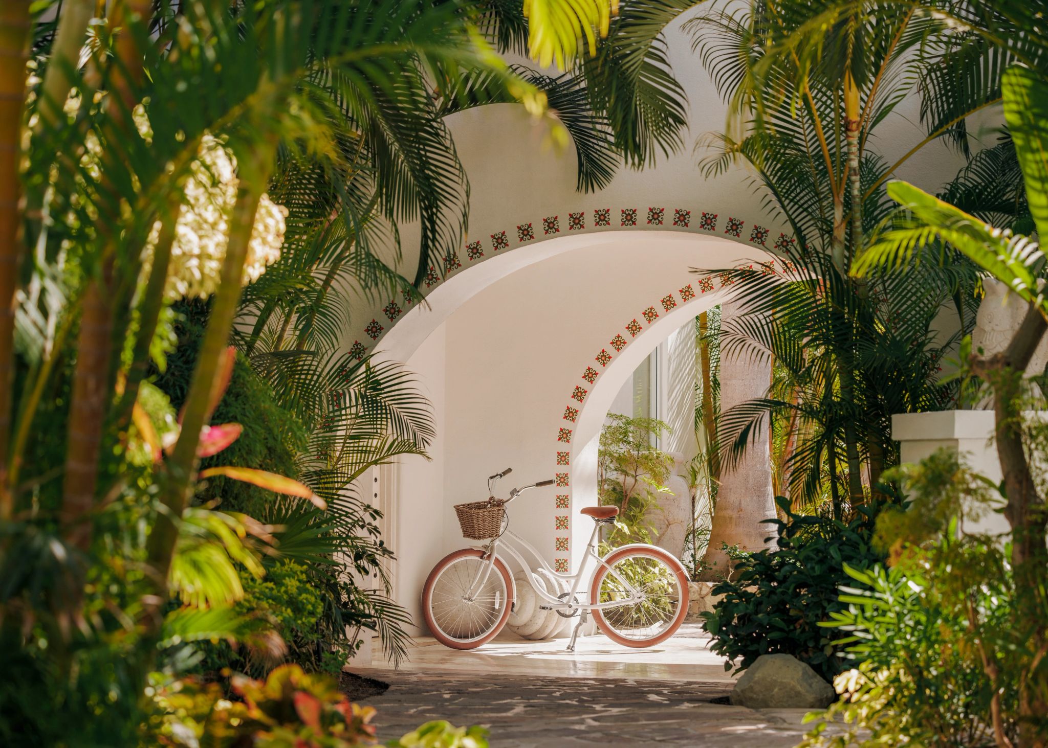 bicicleta do hotel - jardim de luxo