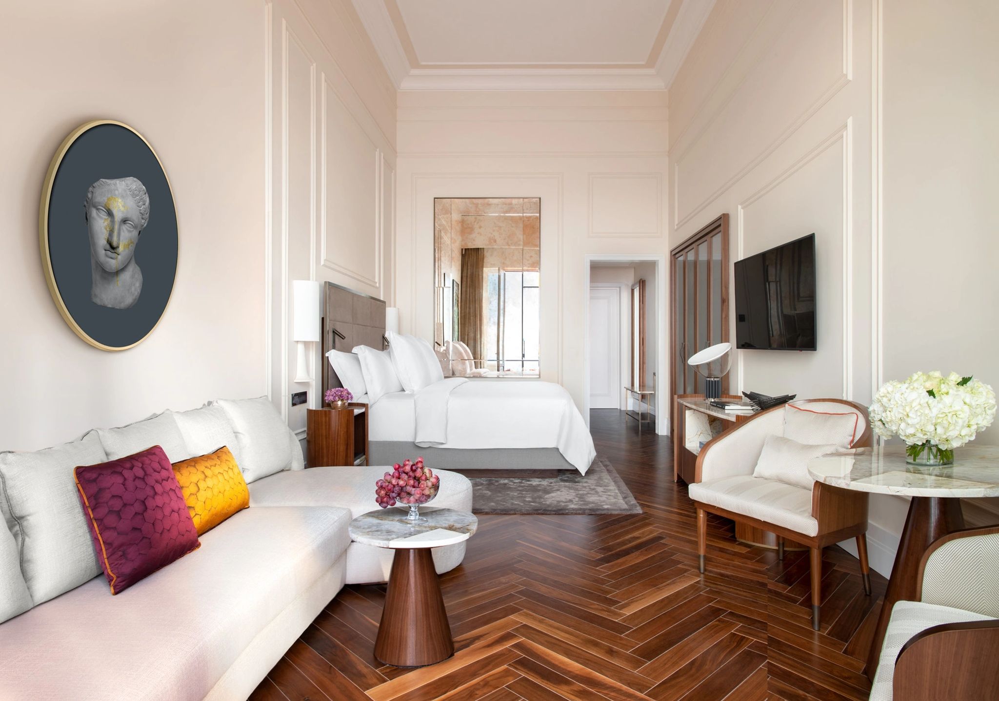 Junior Suite Plunge Pool Sea View suite ampla - suite com sala - sala de estar