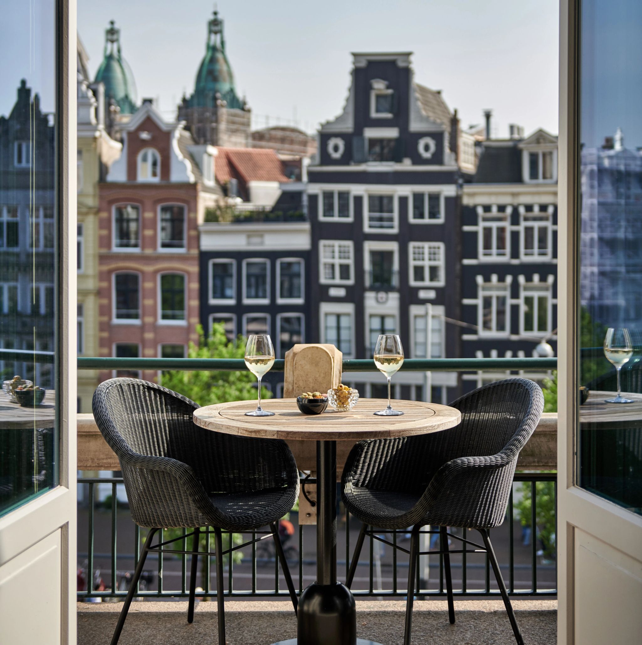 suite com varanda vista amsterdam