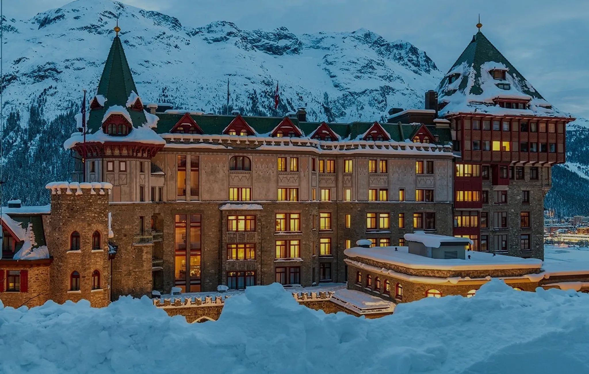 Badrutt's Palace Hotel hotel de luxo - destino de neve - hotel palacio