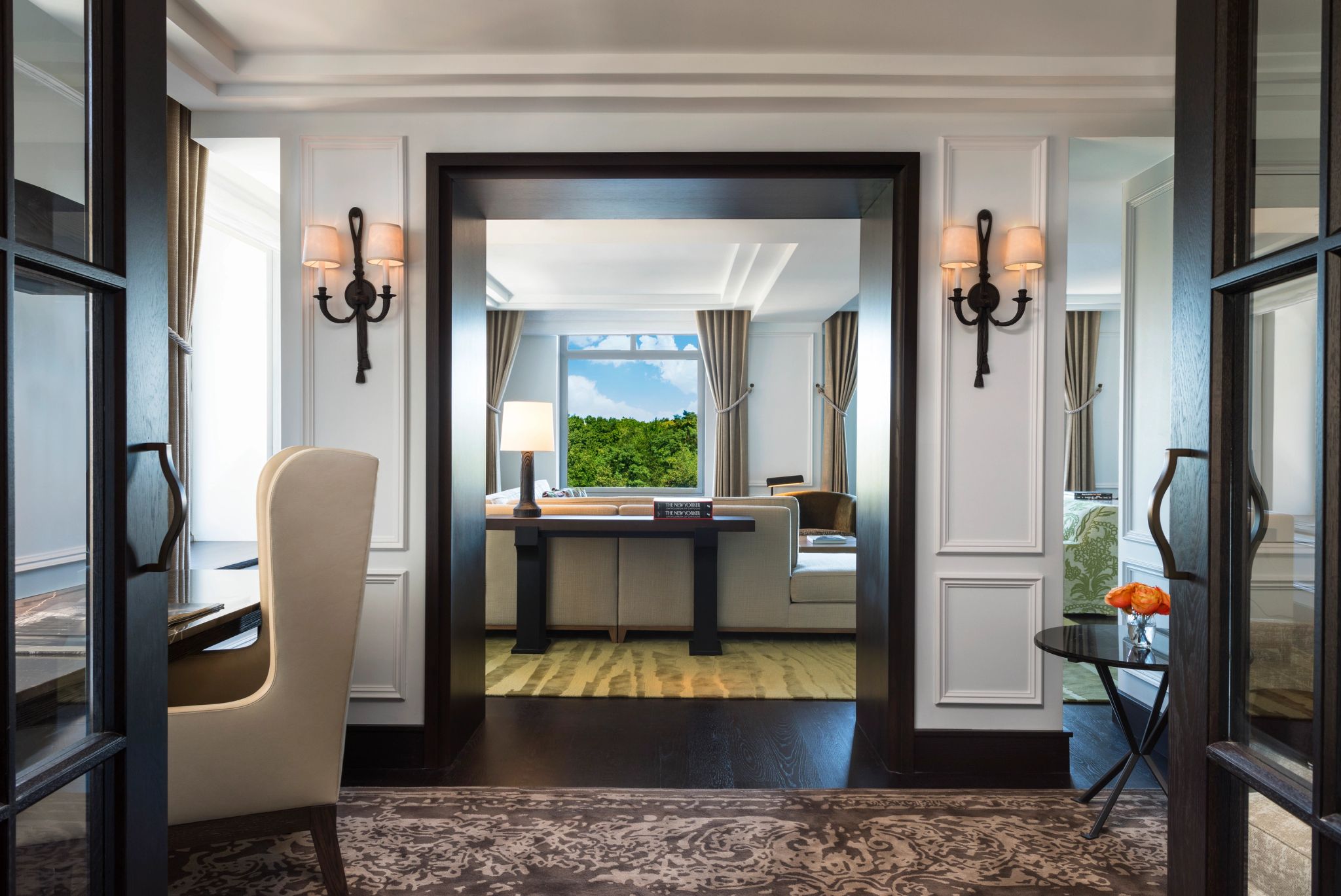 The Presidential Suite  suite master - sala de estar - vista central park
