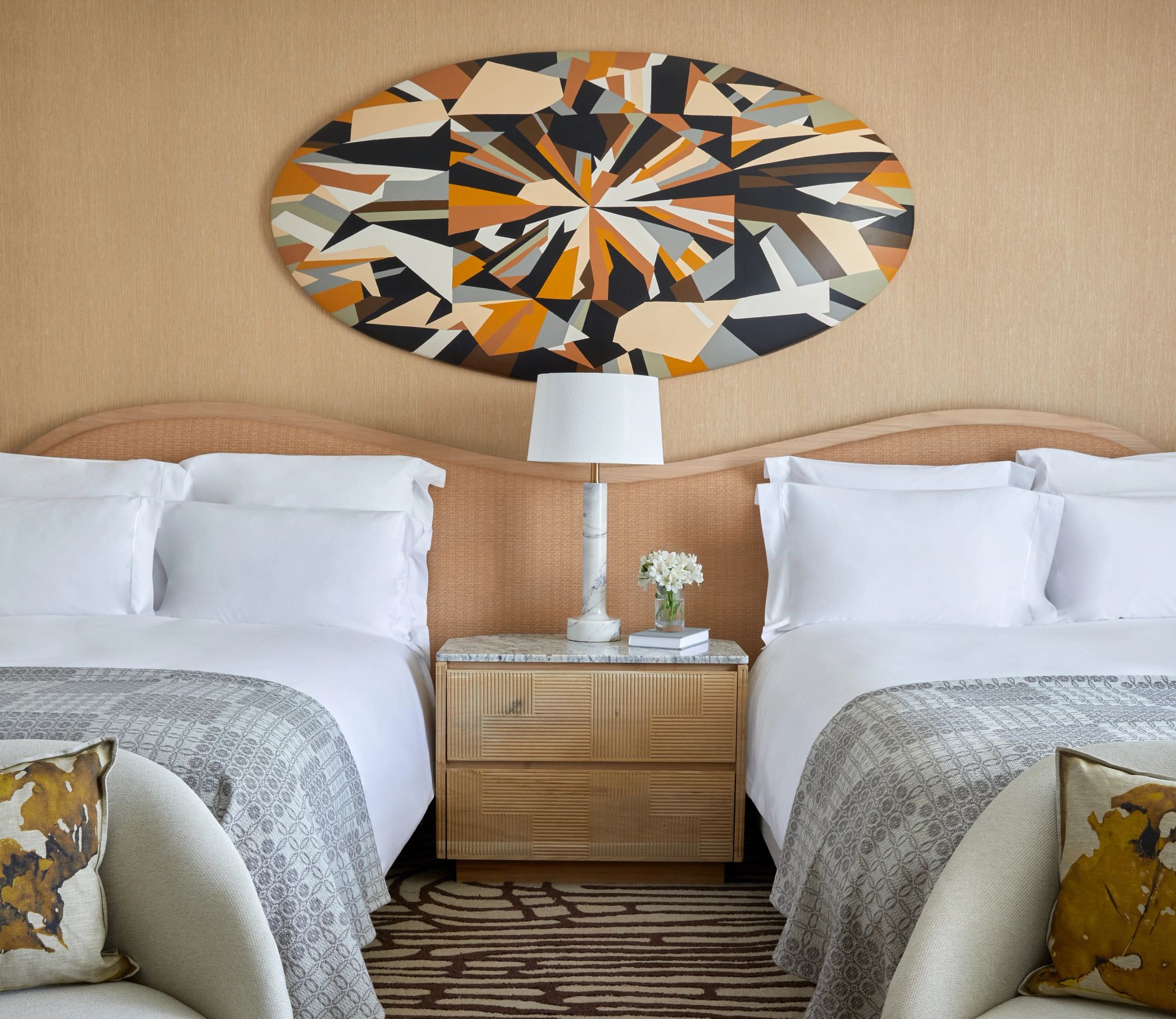 camas queen - moveis modernos - quarto queen – decoraçao africana