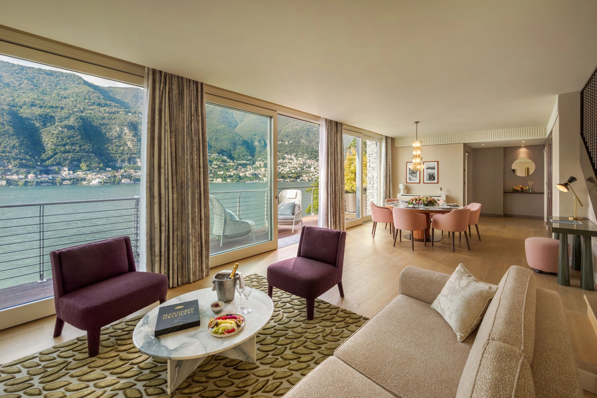 Villa Della Rocca sala de estar - sala moderna - vila para familia