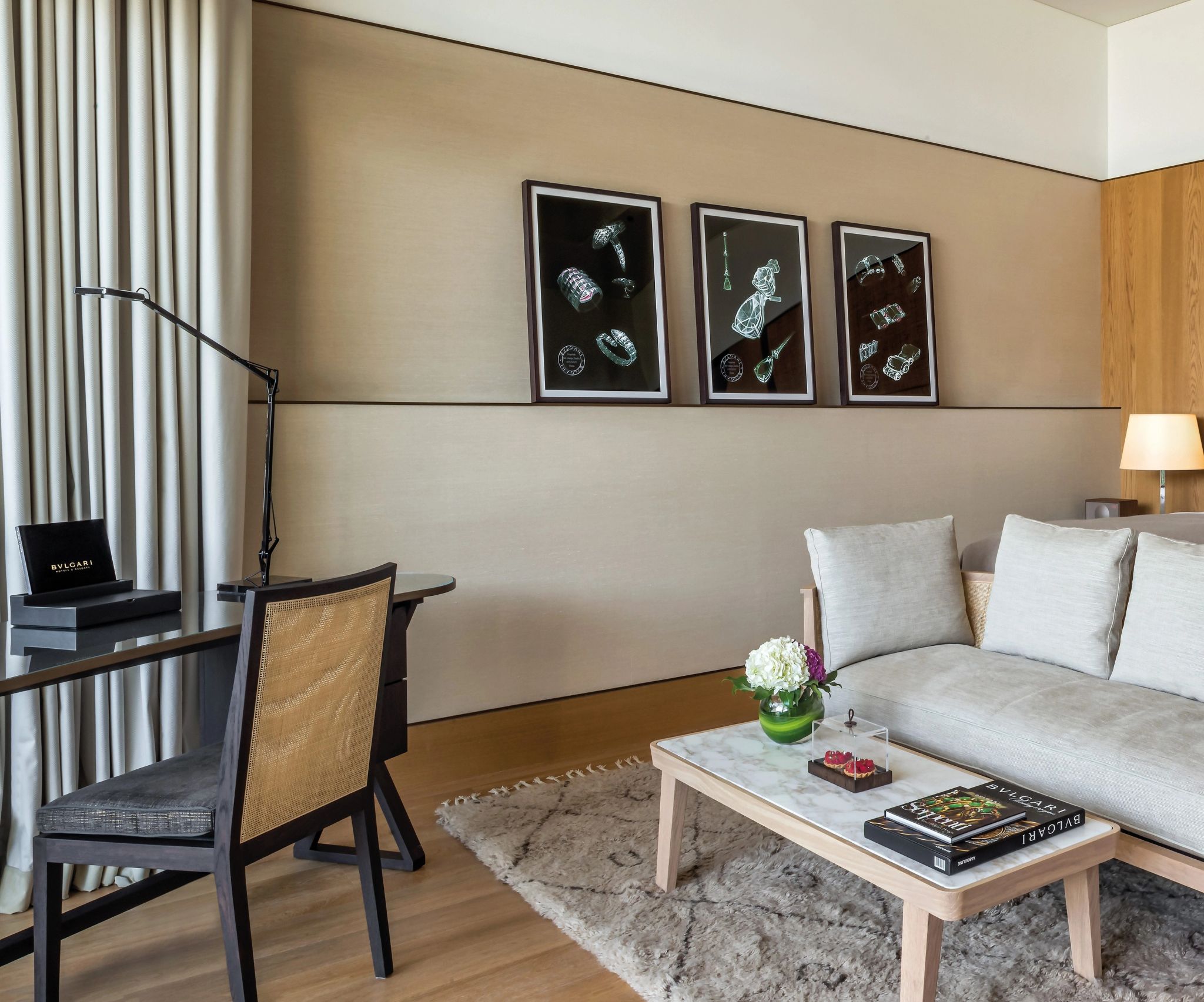 quarto premium - decoracao de luxo - hospedagem bulgari