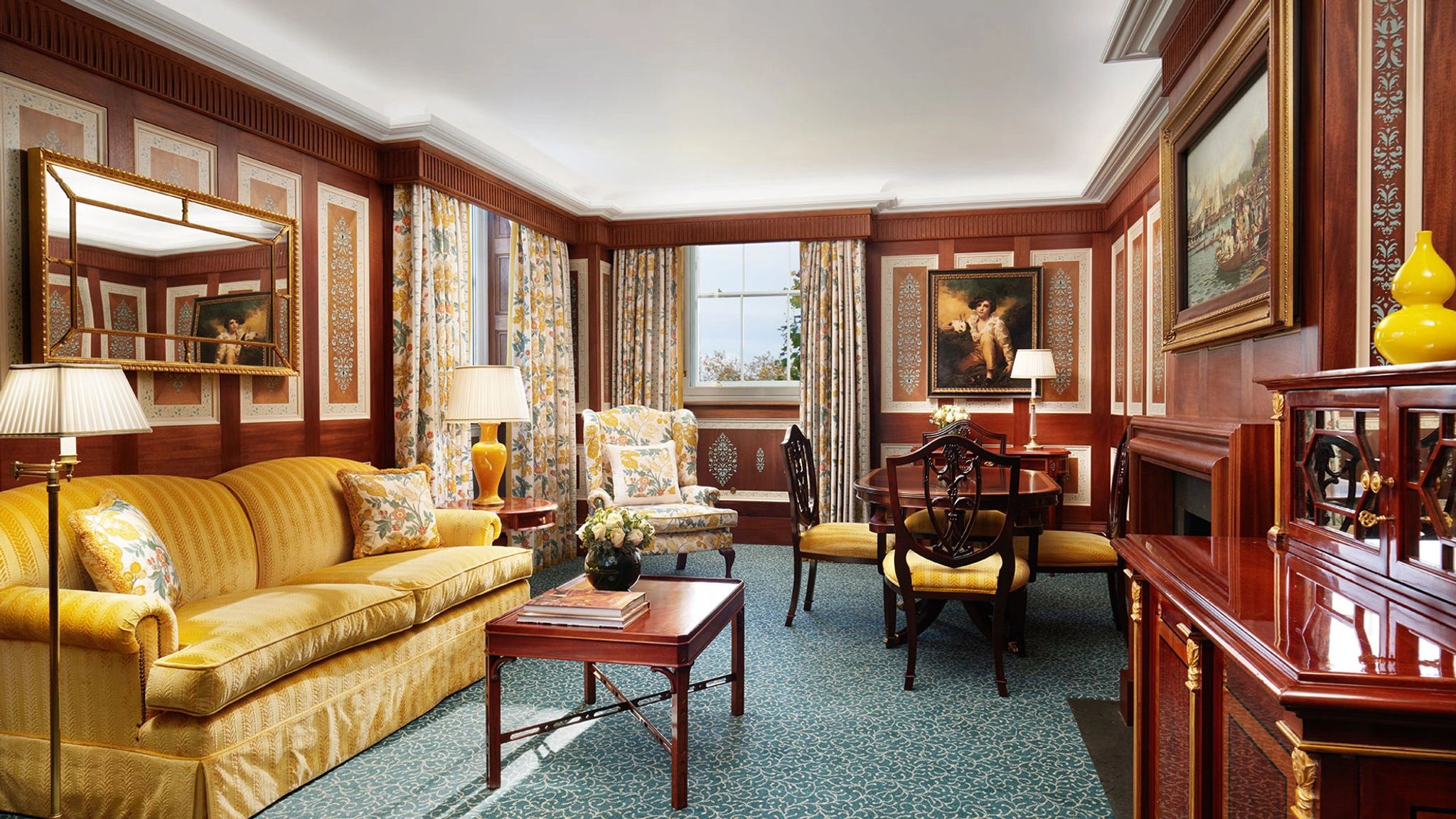 St James Suite sala de estar - sala chique - signature suite