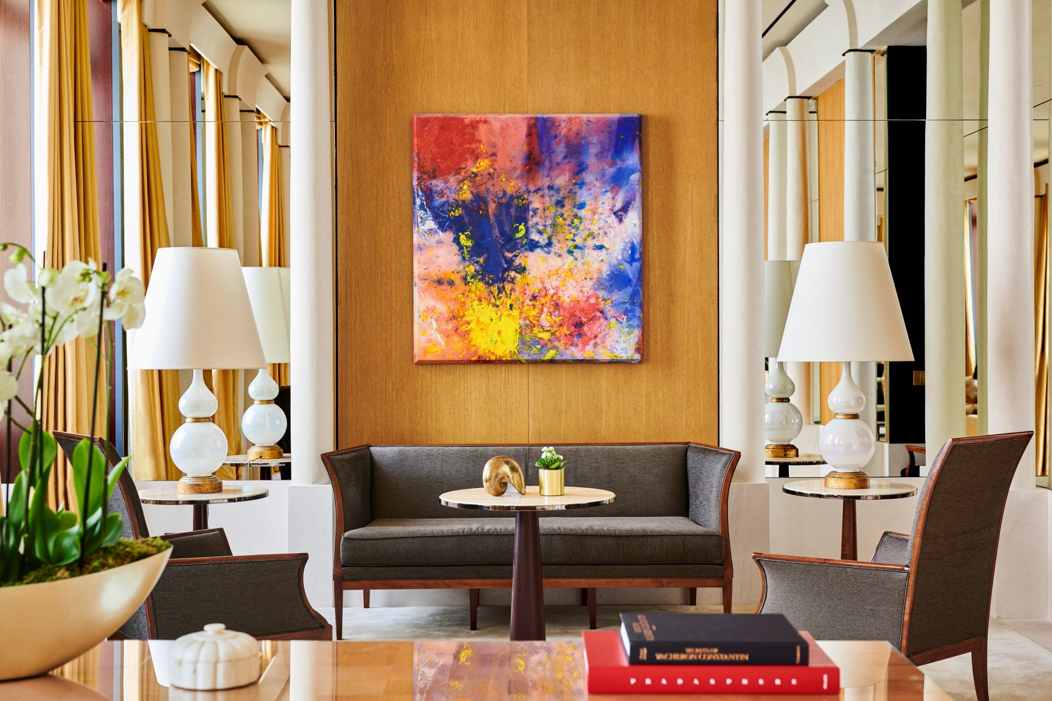 Imperial Suite    design de luxo – area de estar - decoraçao elegante