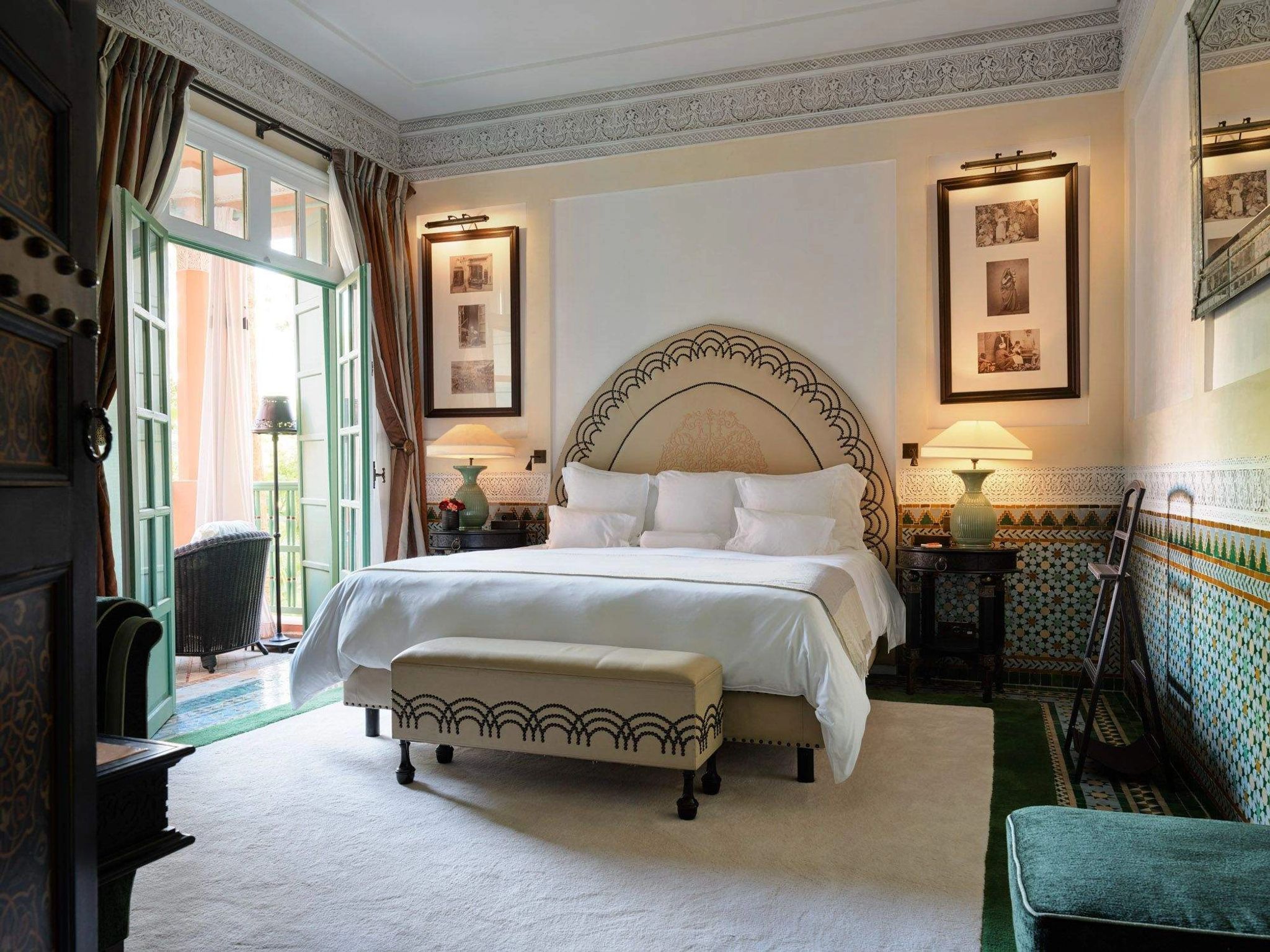 Suite Park suite parc mamounia - cama king jardins - suite vista atlas