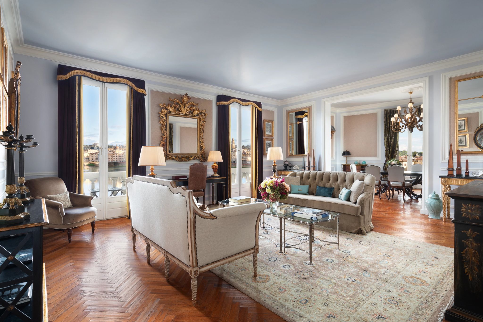 sala de estar - suite presidencial - suite de luxo