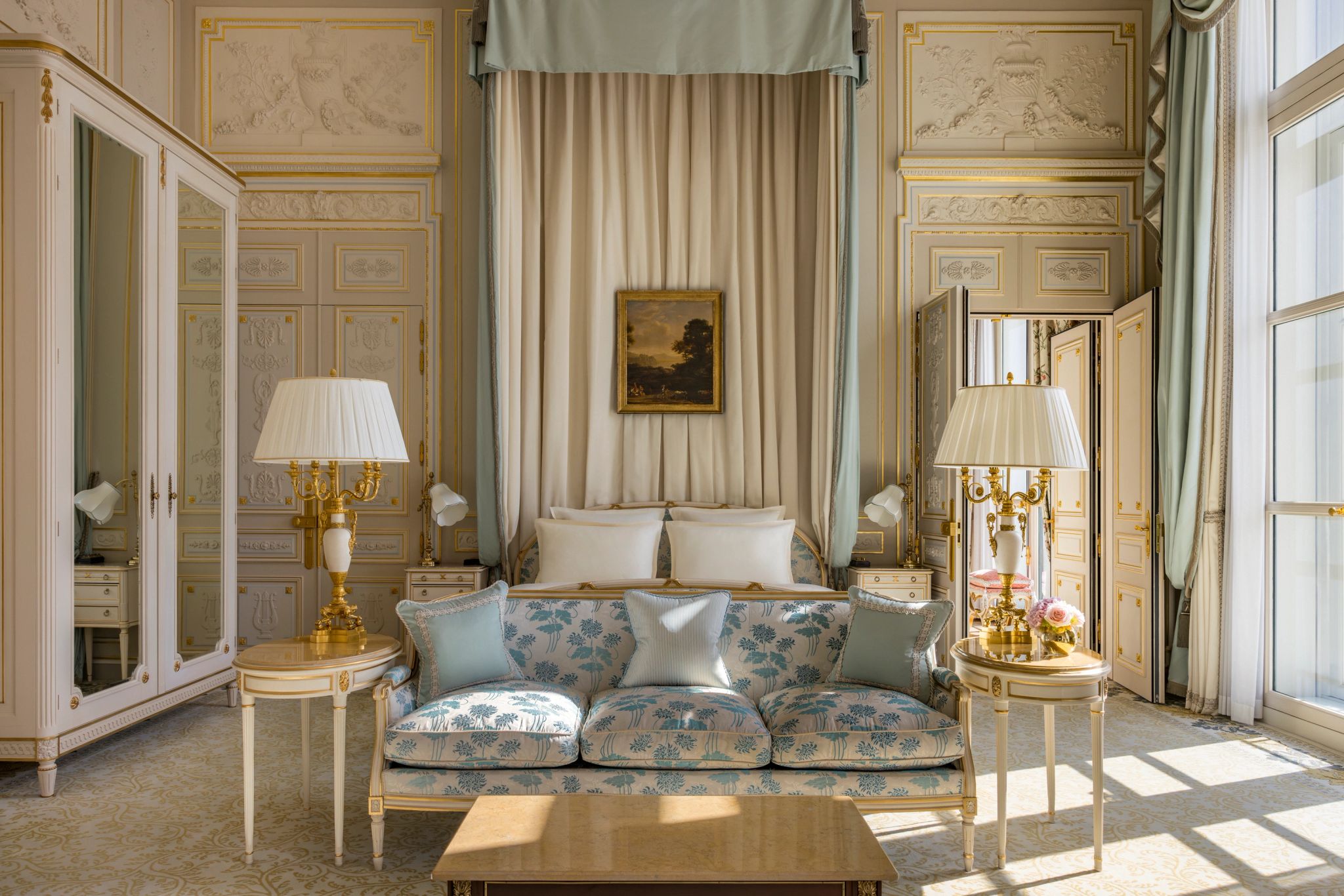 quarto luxuoso - suite classica - decoracao rococo