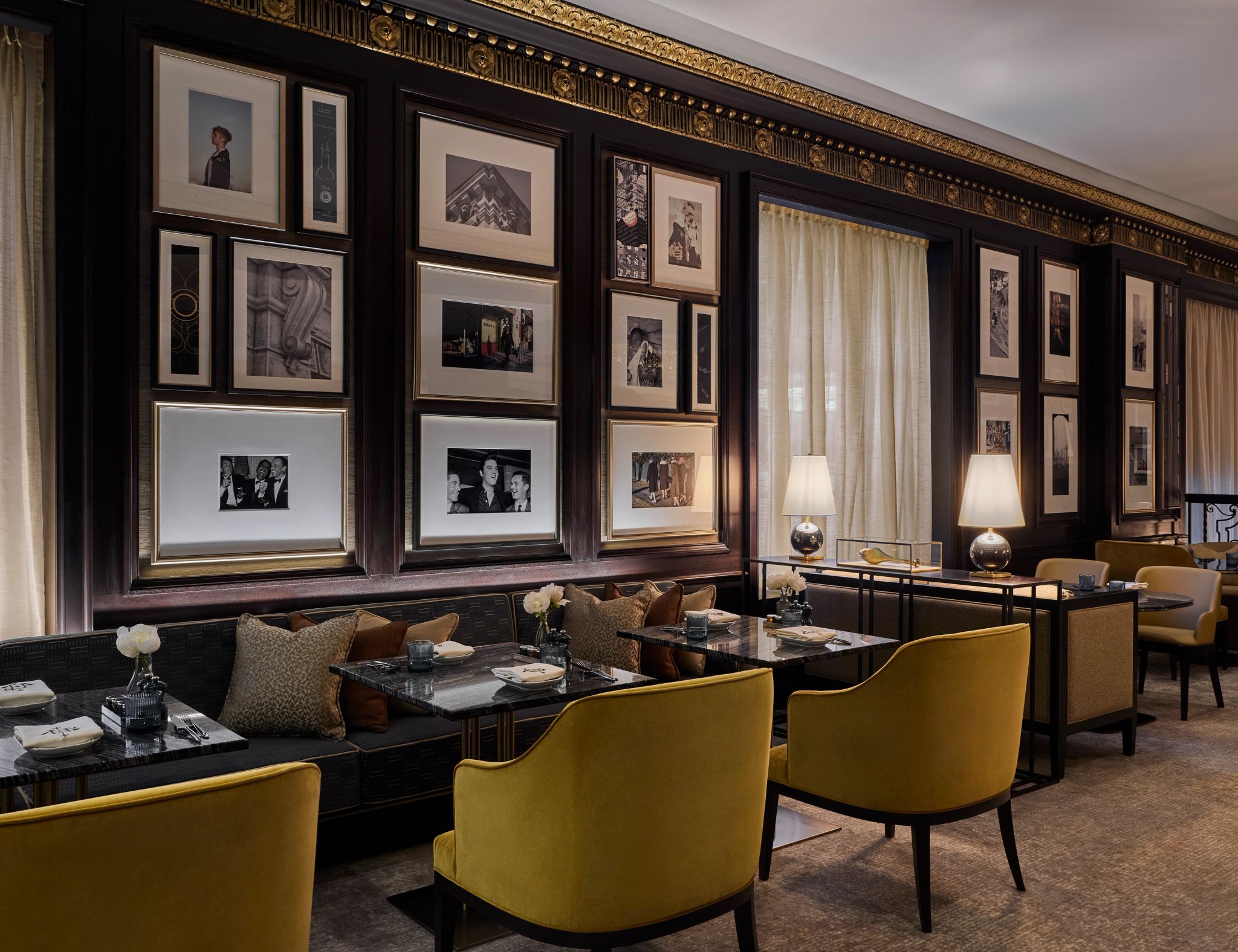 1927 Lobby Lounge design de luxo – pratos gourmet – restaurante premium