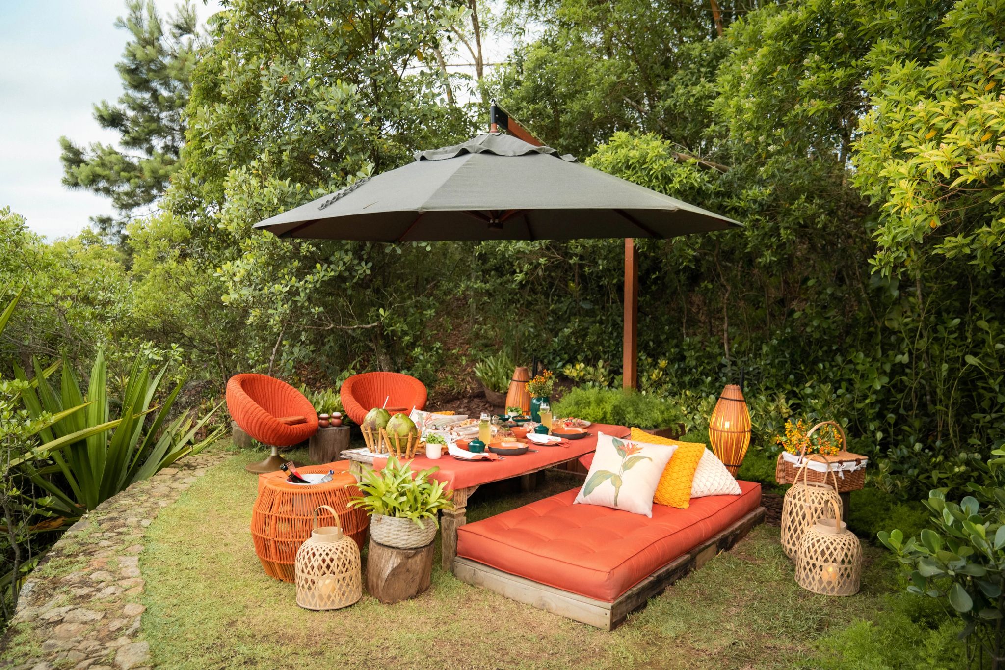 Experiências gastronômicas piquenique no hotel do brasil