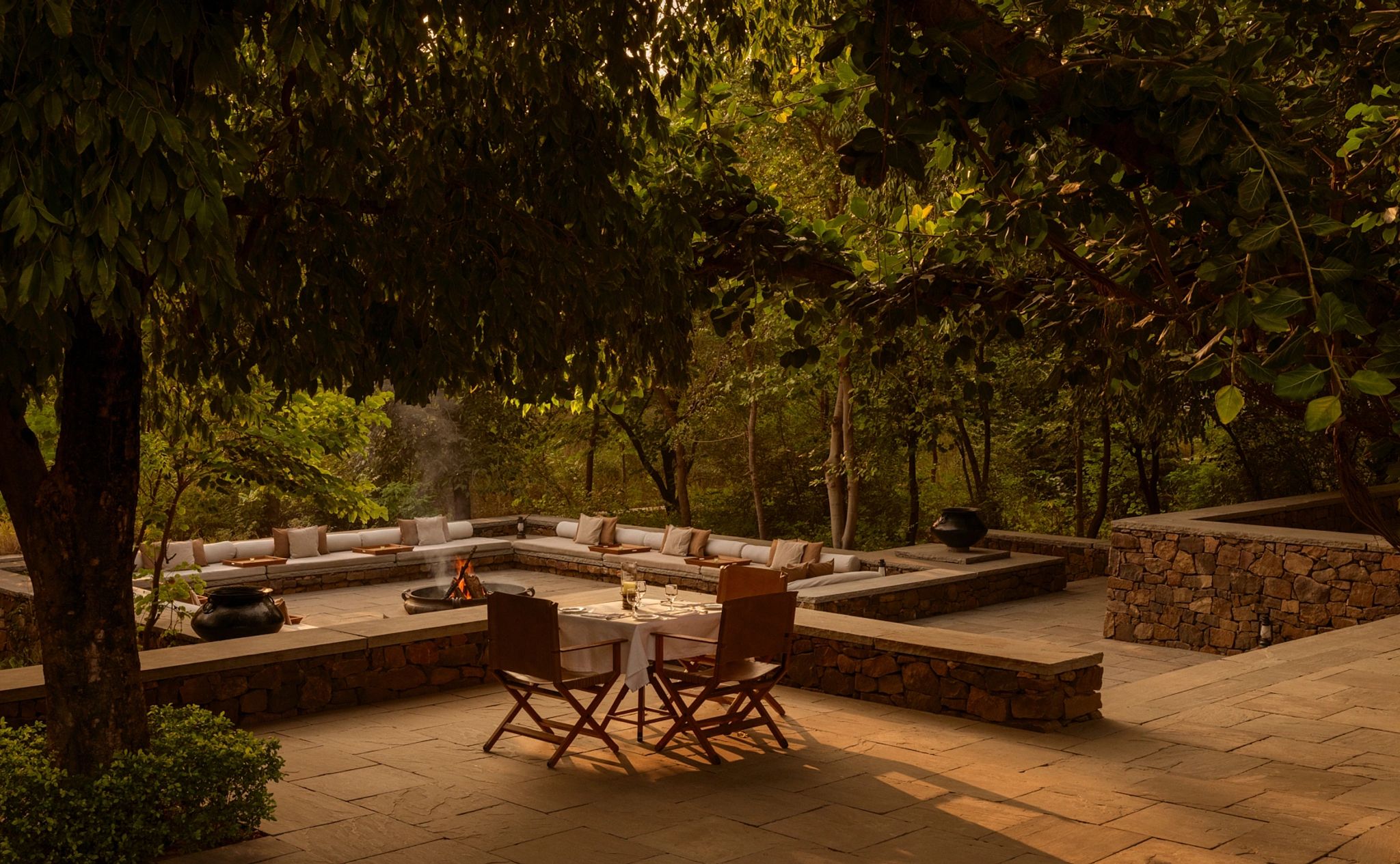 Terraço do restaurante Dining Tented terraço gourmet - restaurante ao ar livre - lounge ao ar livre