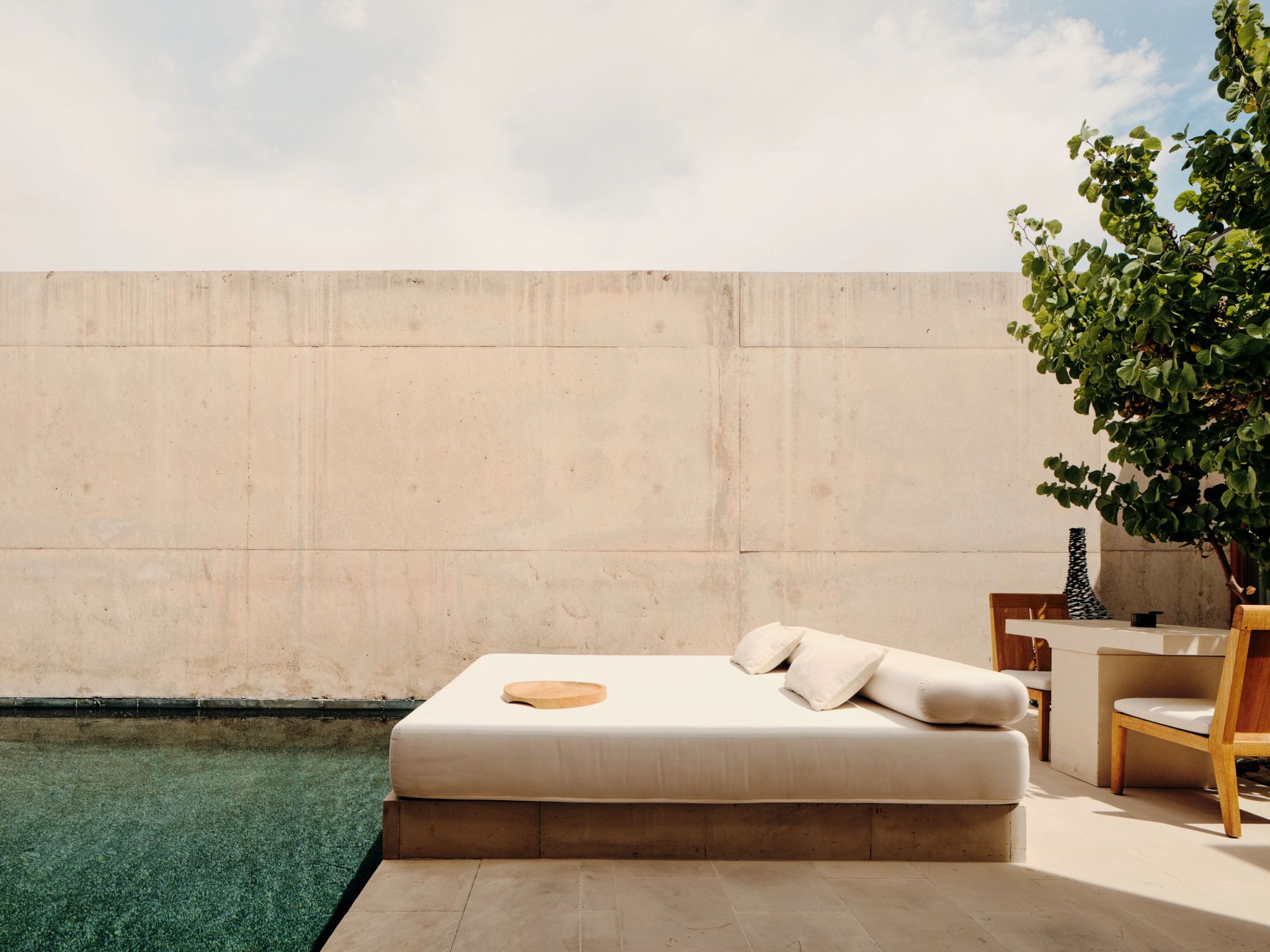 Mesa Pool Suite piscina externa - suite com piscina - lazer ao ar livre