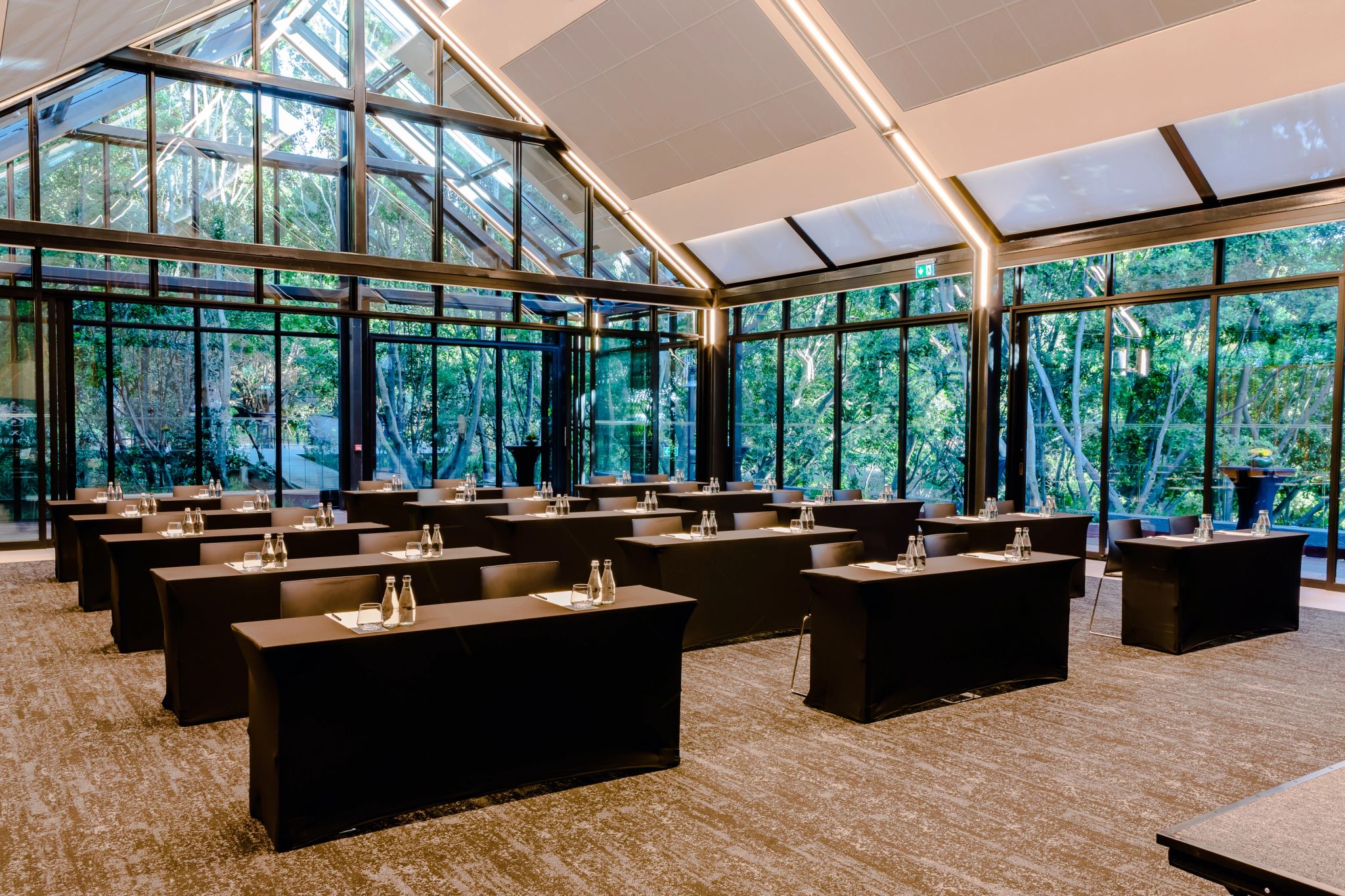 Saxon Hotel, Villas and Spa sala de conferencia - business center - viagem negocios africa