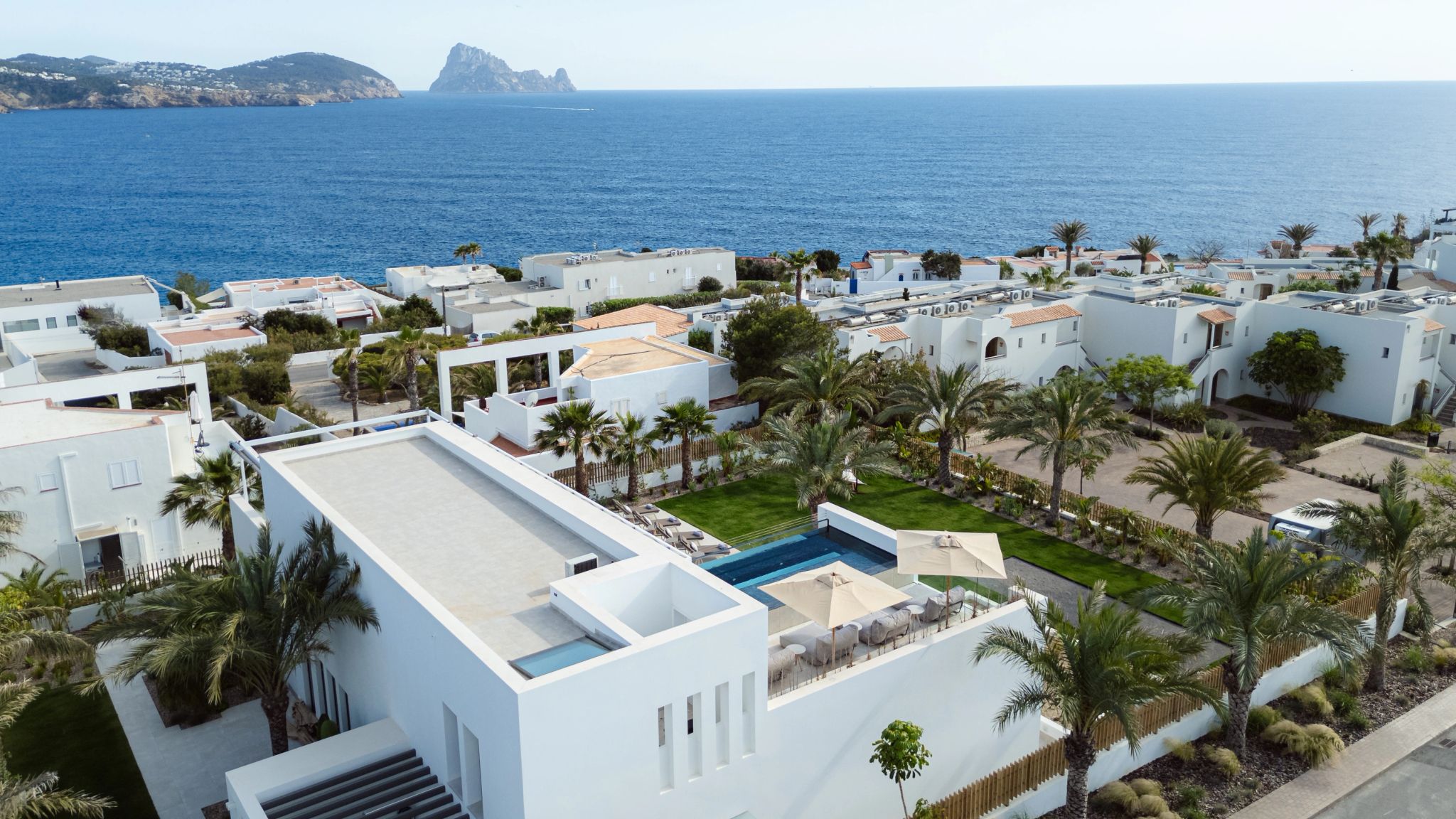 Grand Villa exterior da vila - ibiza - mar