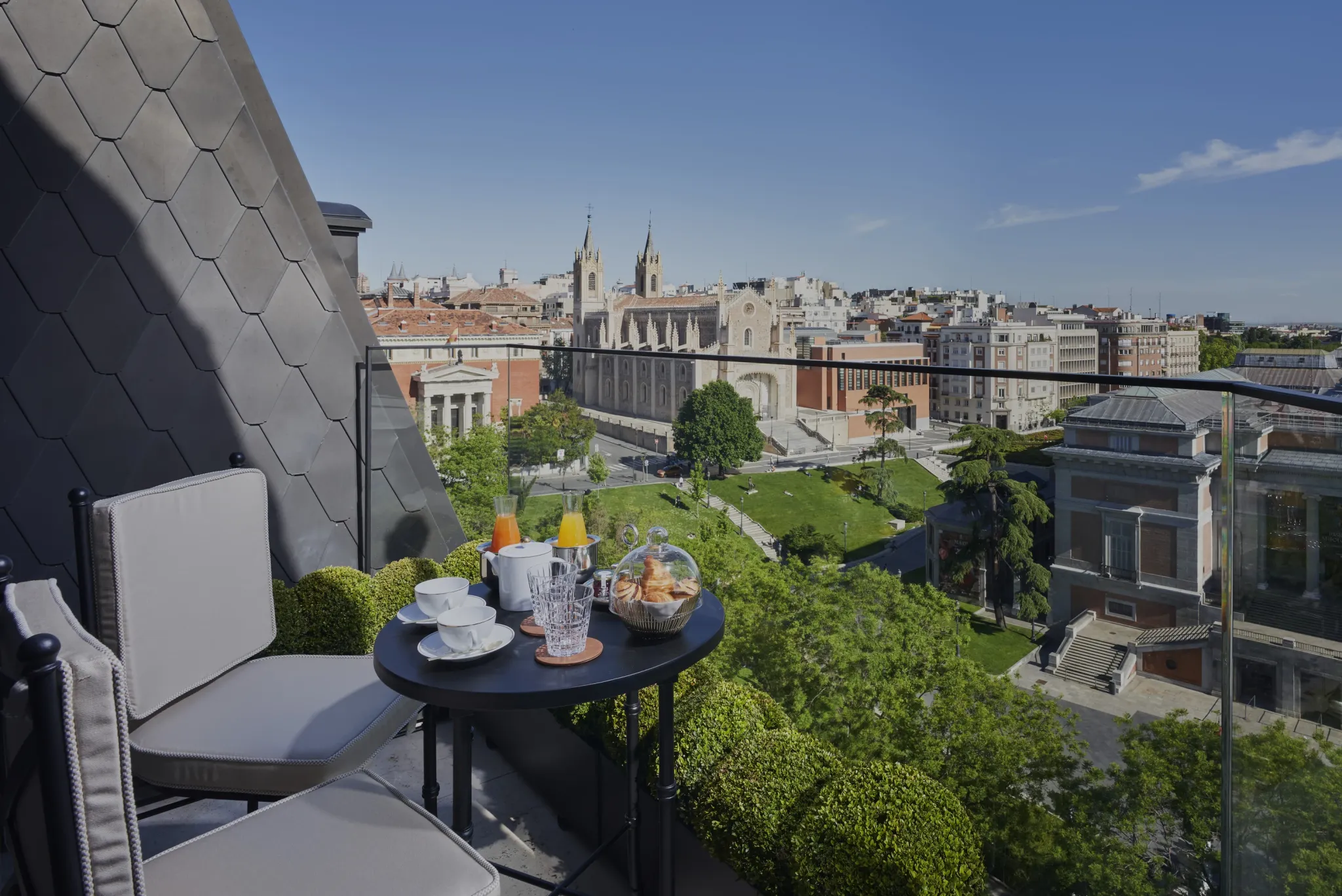 terraço privativo - terraço em madri - cidade de madri - vista madri