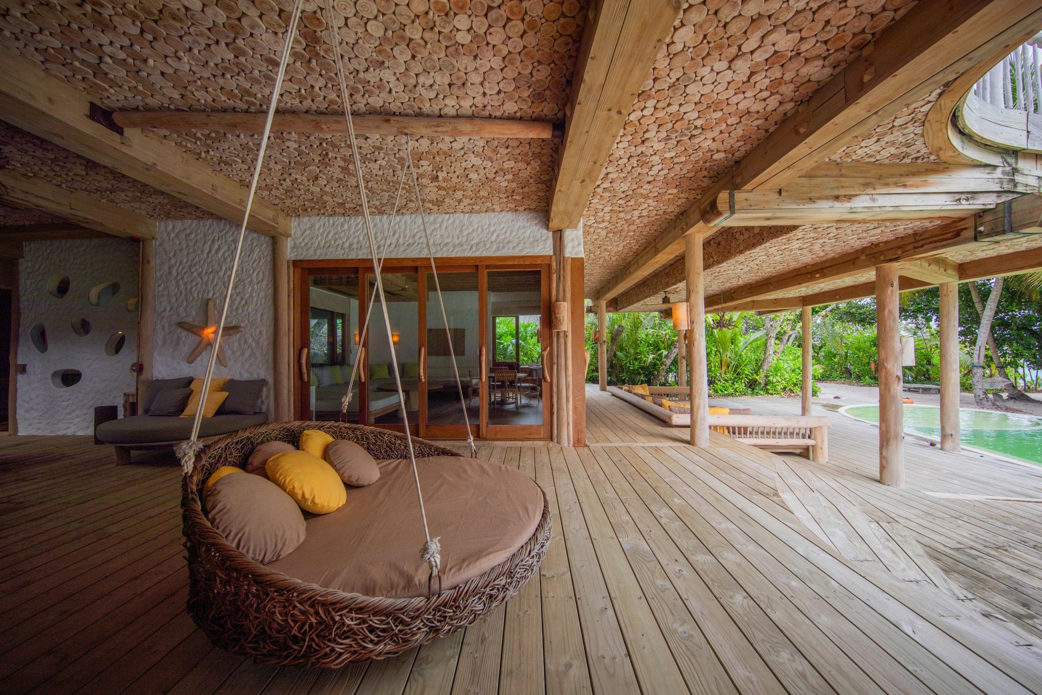 Sunset Reserve vila maldivas - suite - area externa
