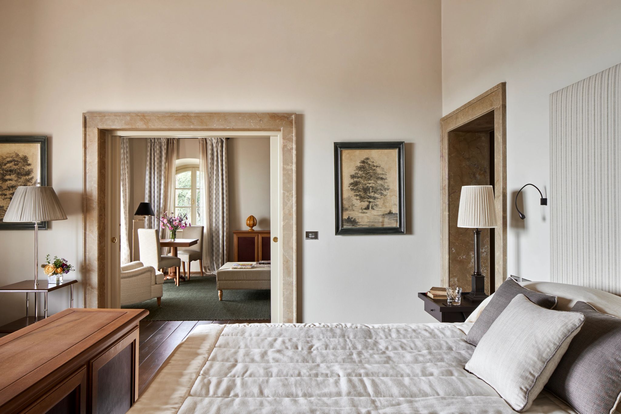 Castiglion del Bosco Suite suite de luxo – suite casal - decoraçao chique