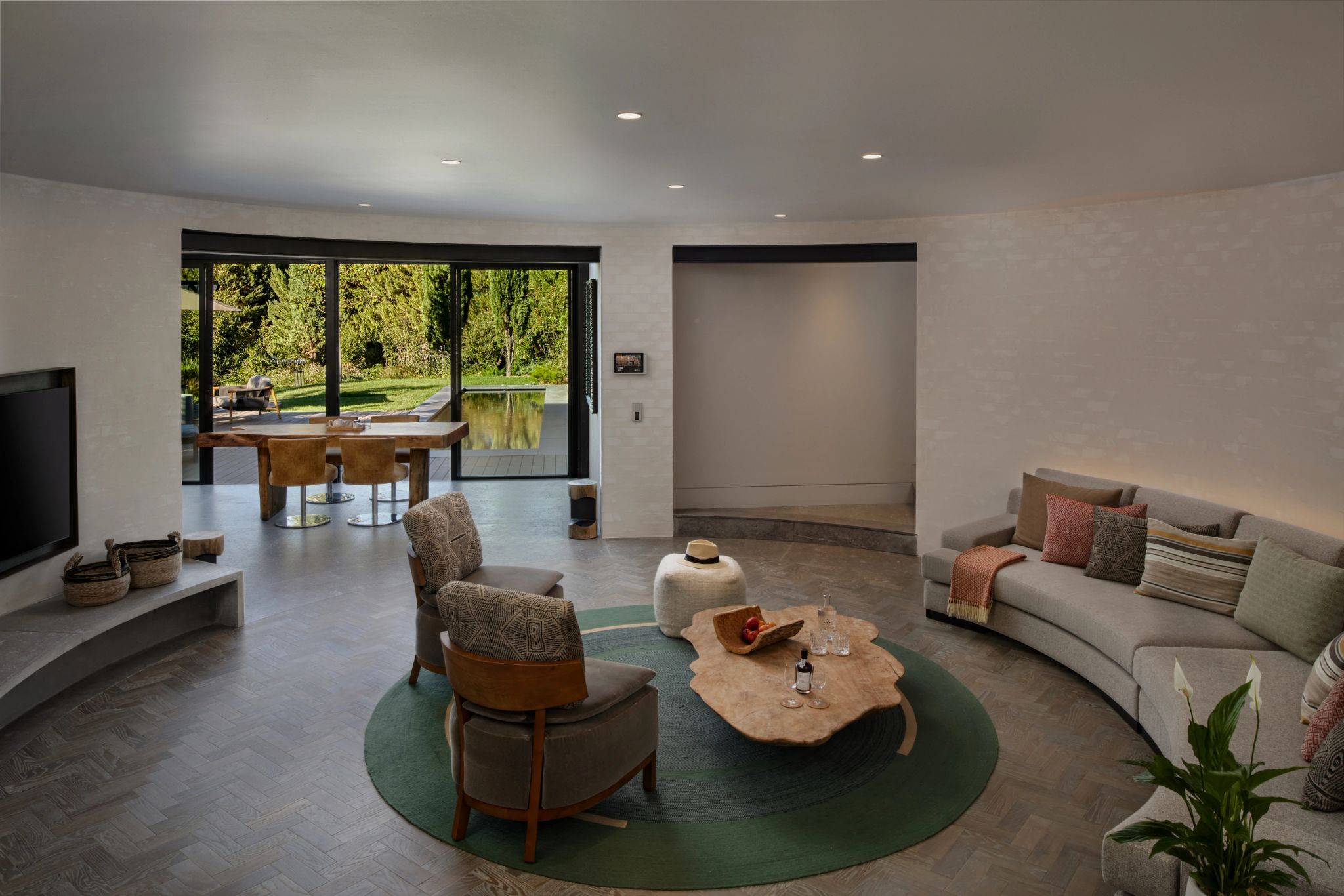 sala de estar - decoracao moderna - sofa confortavel